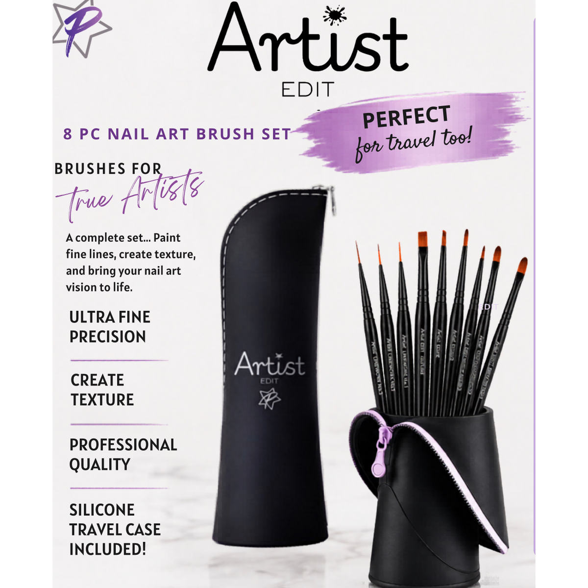 Profiles - Silicone Artist Edit - 8pc Set w/ Case