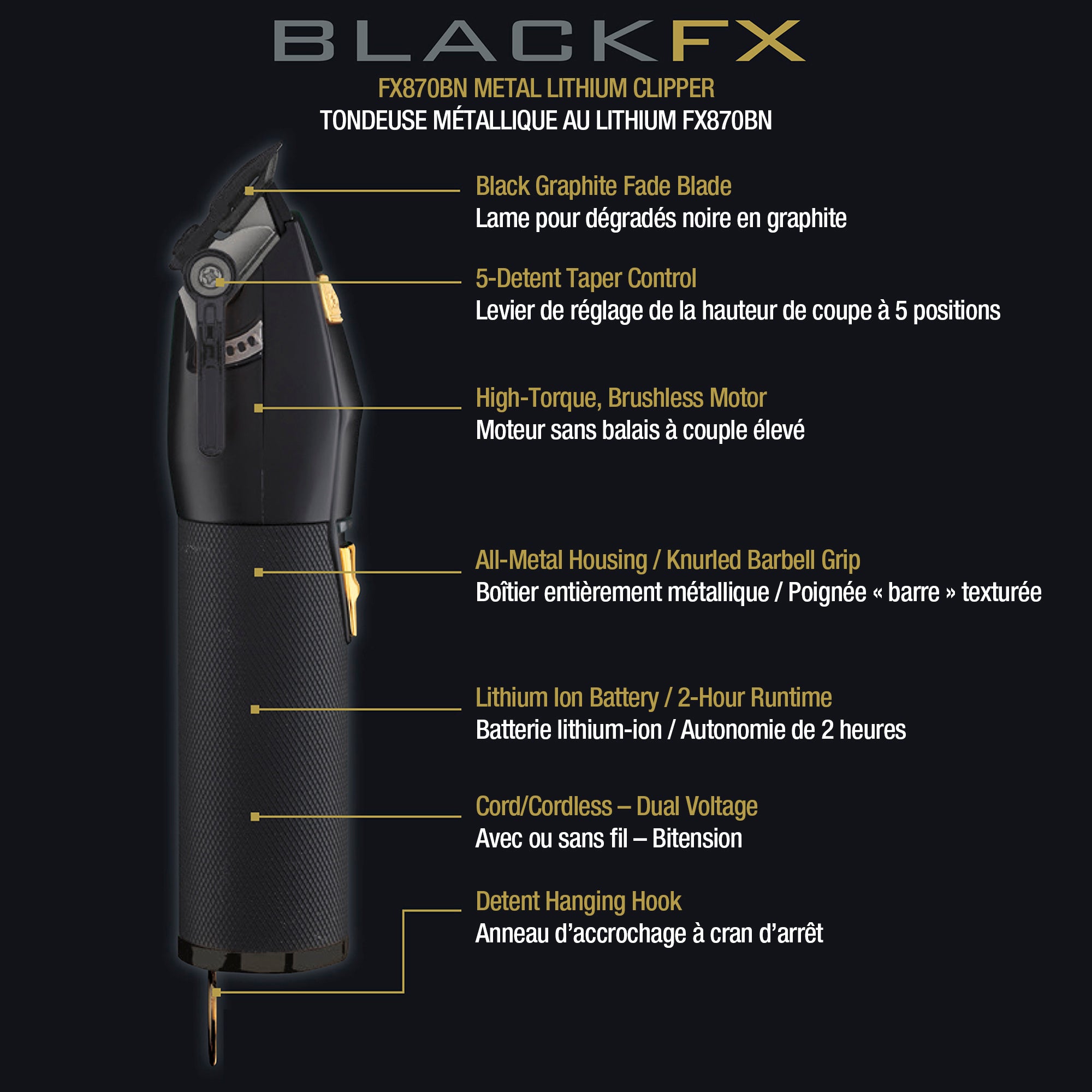 BaBylissPRO® BLACKFX Clipper