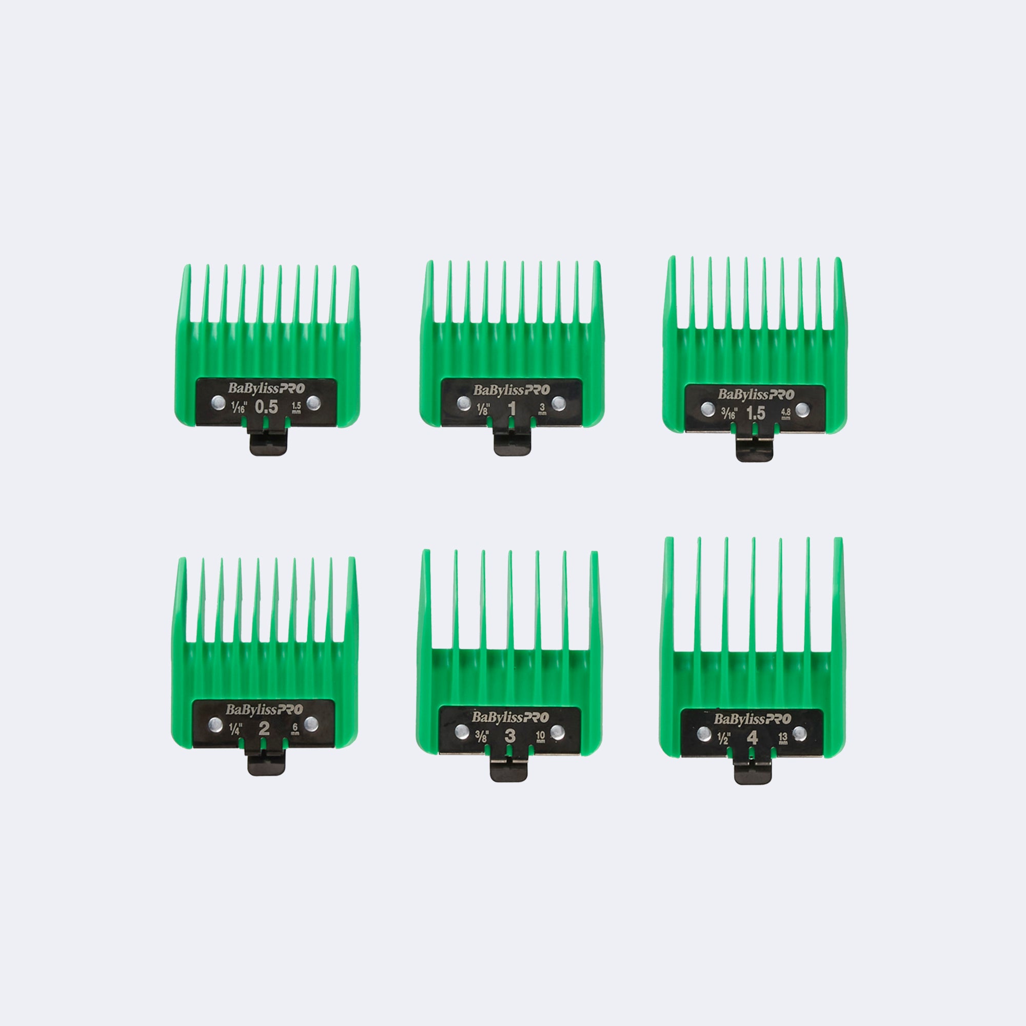 BaBylissPRO® Precision Clipper Guards (Green)