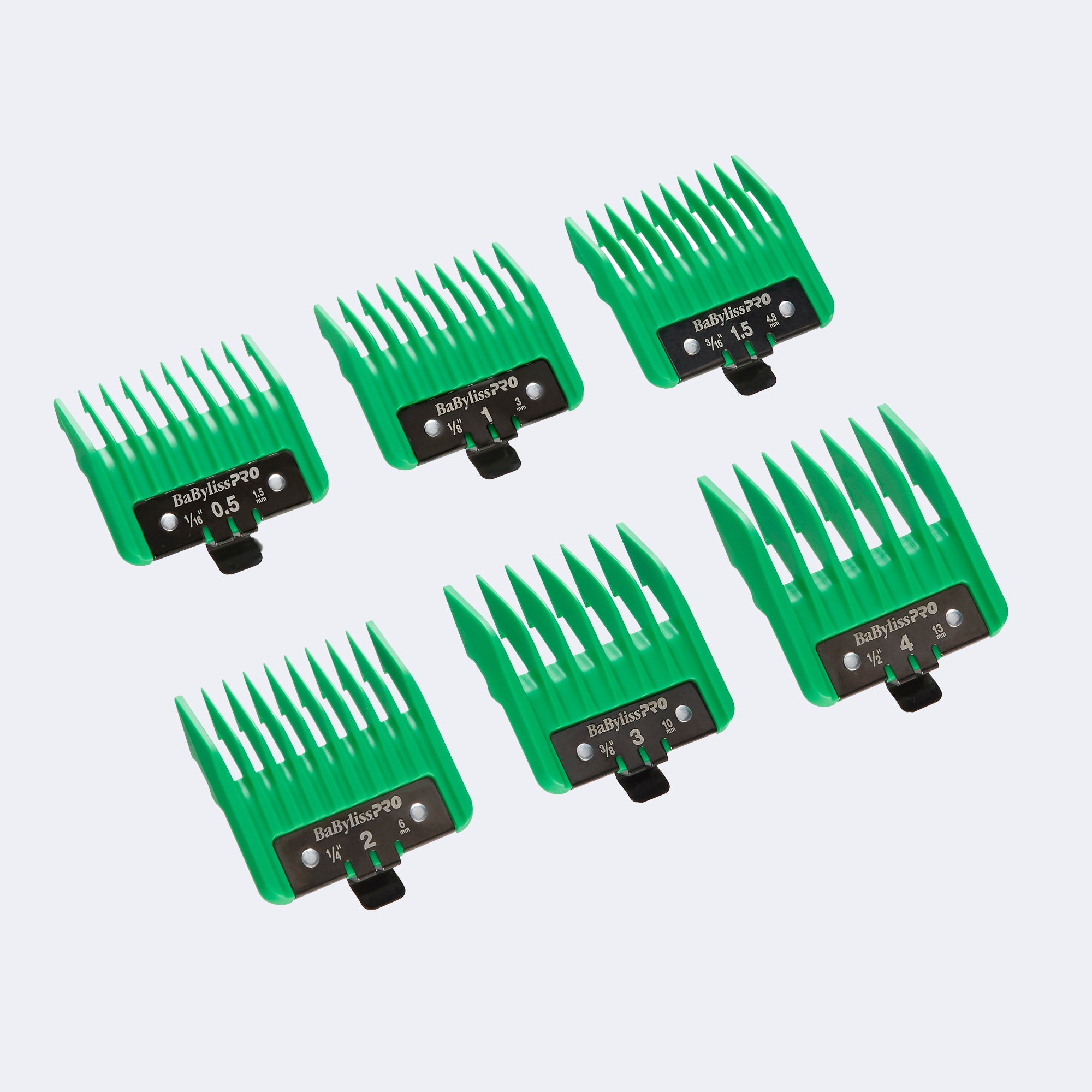 BaBylissPRO® Precision Clipper Guards (Green)