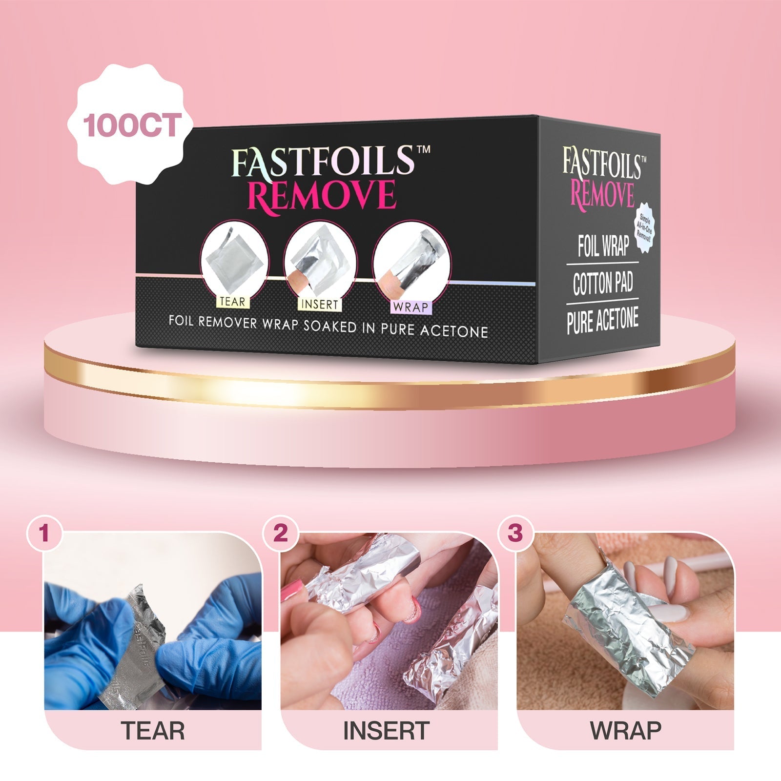 Americanails - Fast Foils REMOVE 100ct