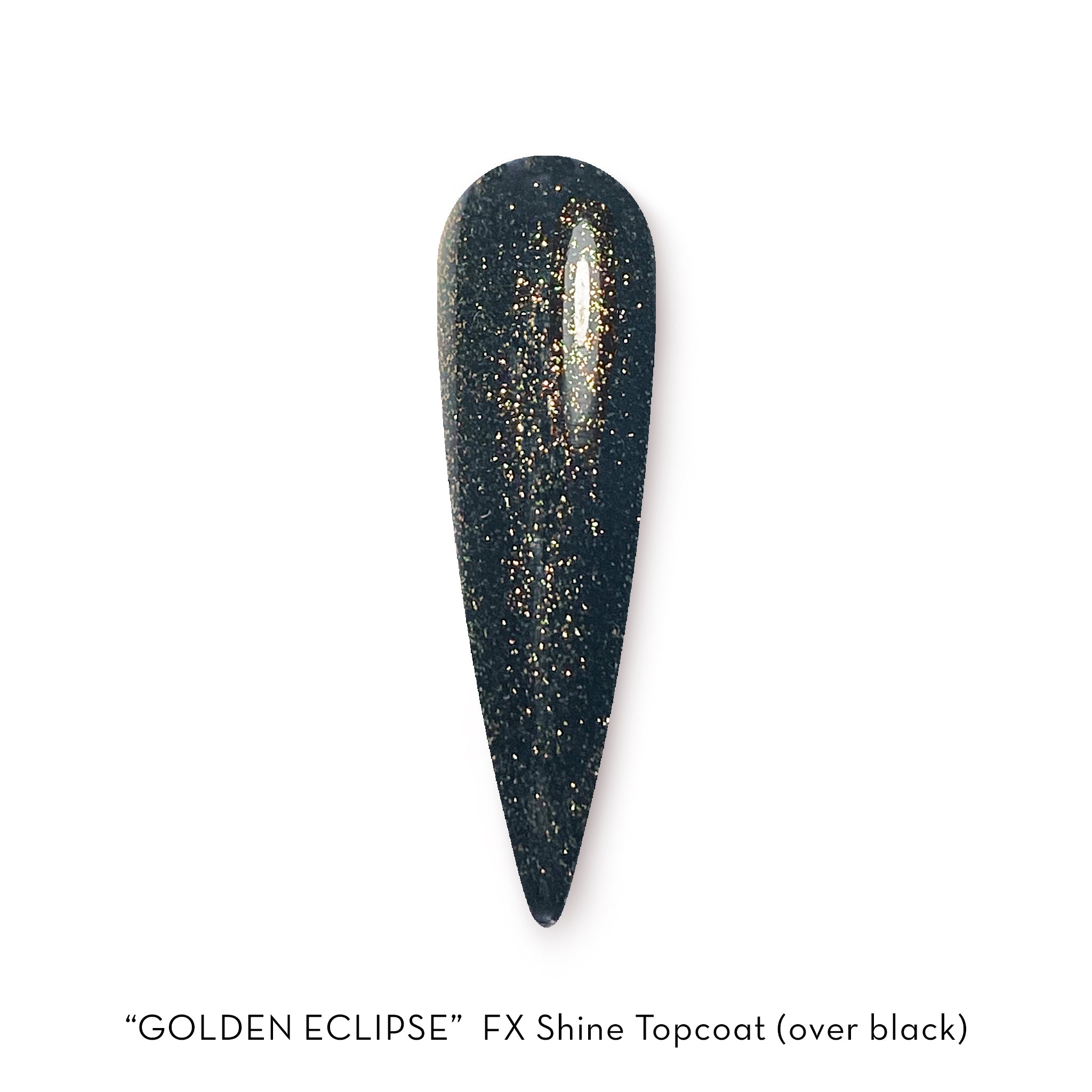 Fuzion FX Top Coat - Golden Eclipse - Creata Beauty - Professional Beauty Products