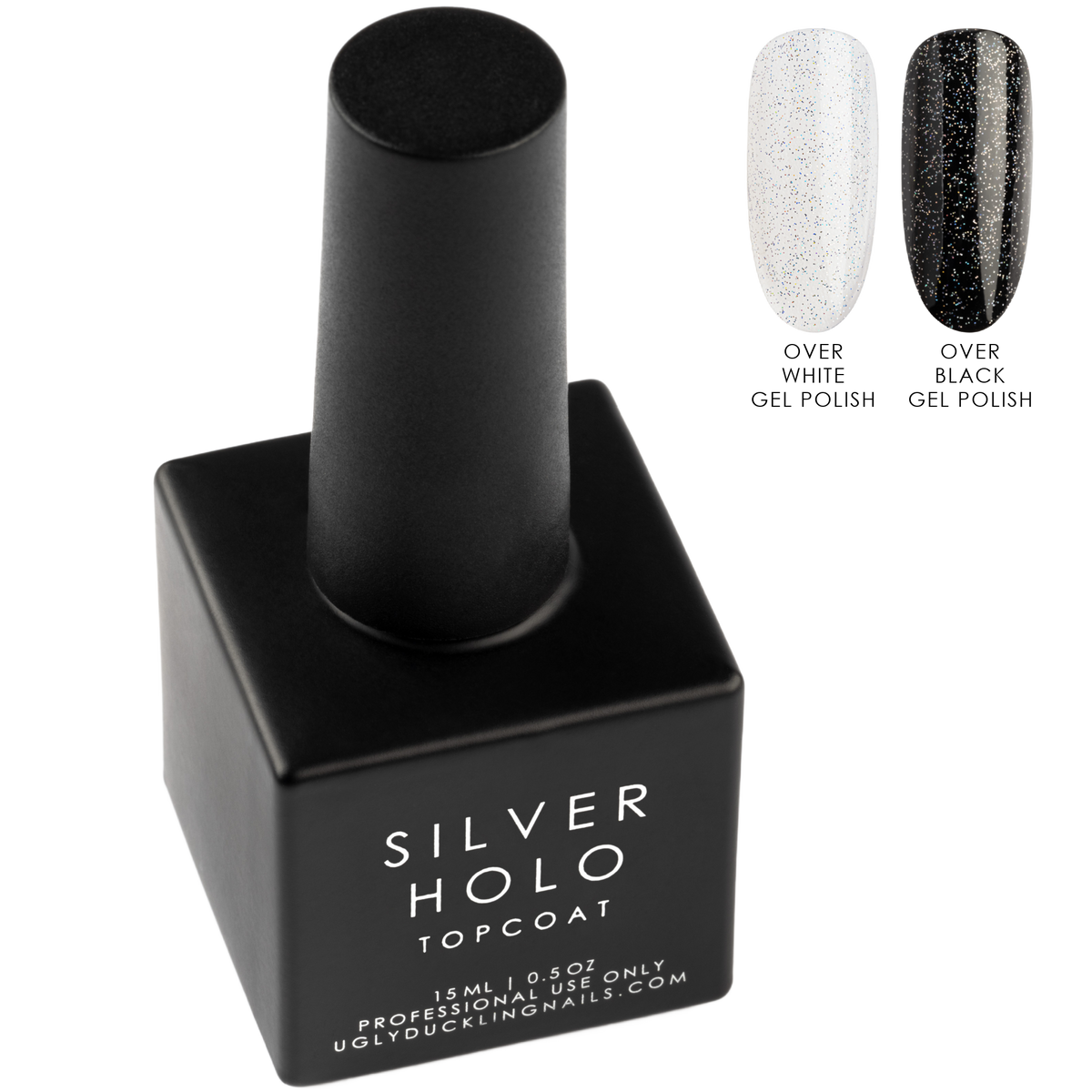 Ugly Duckling Topcoat - Holo Silver