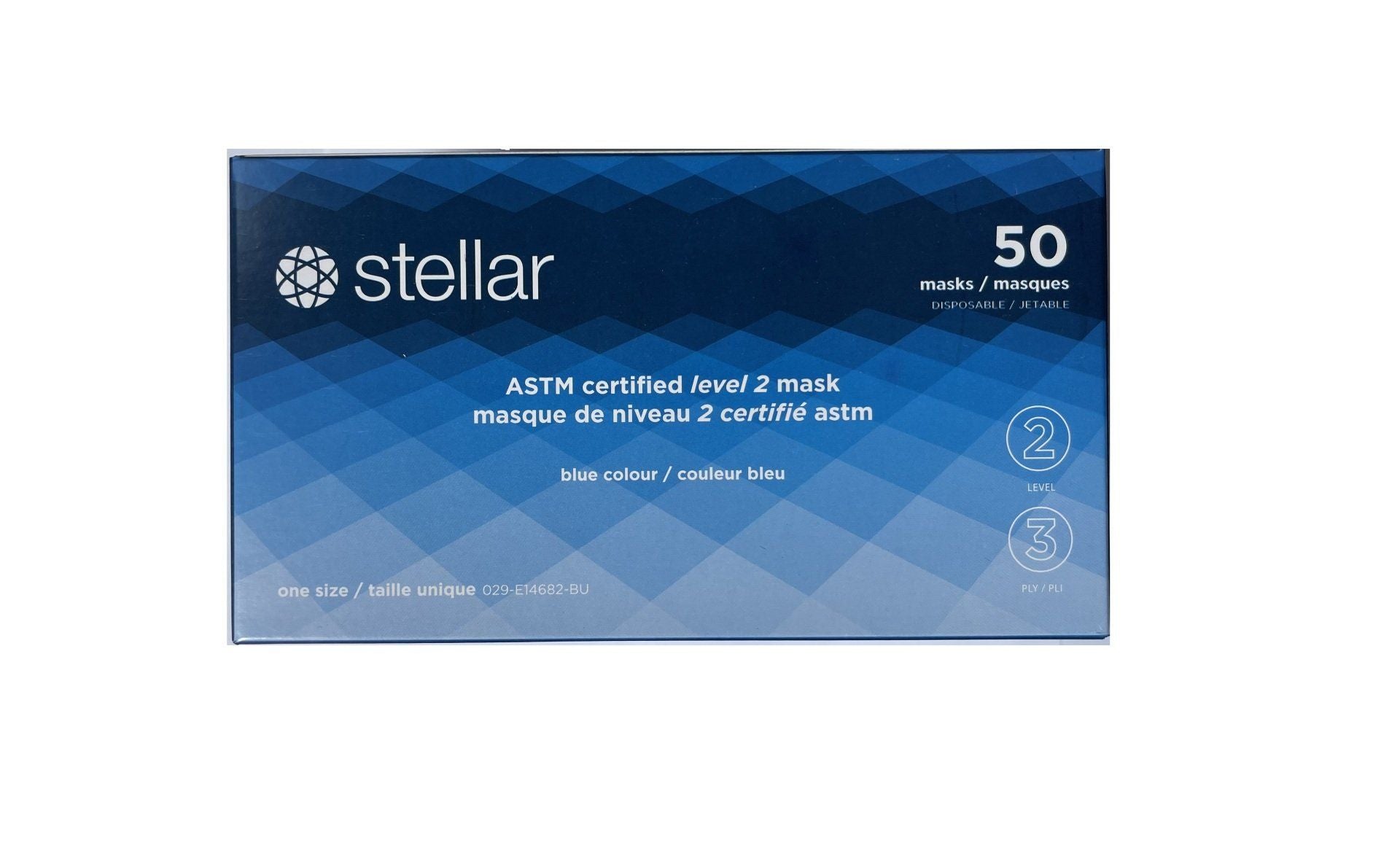 Stellar Blue ASTM Level 2 Masks 50pk