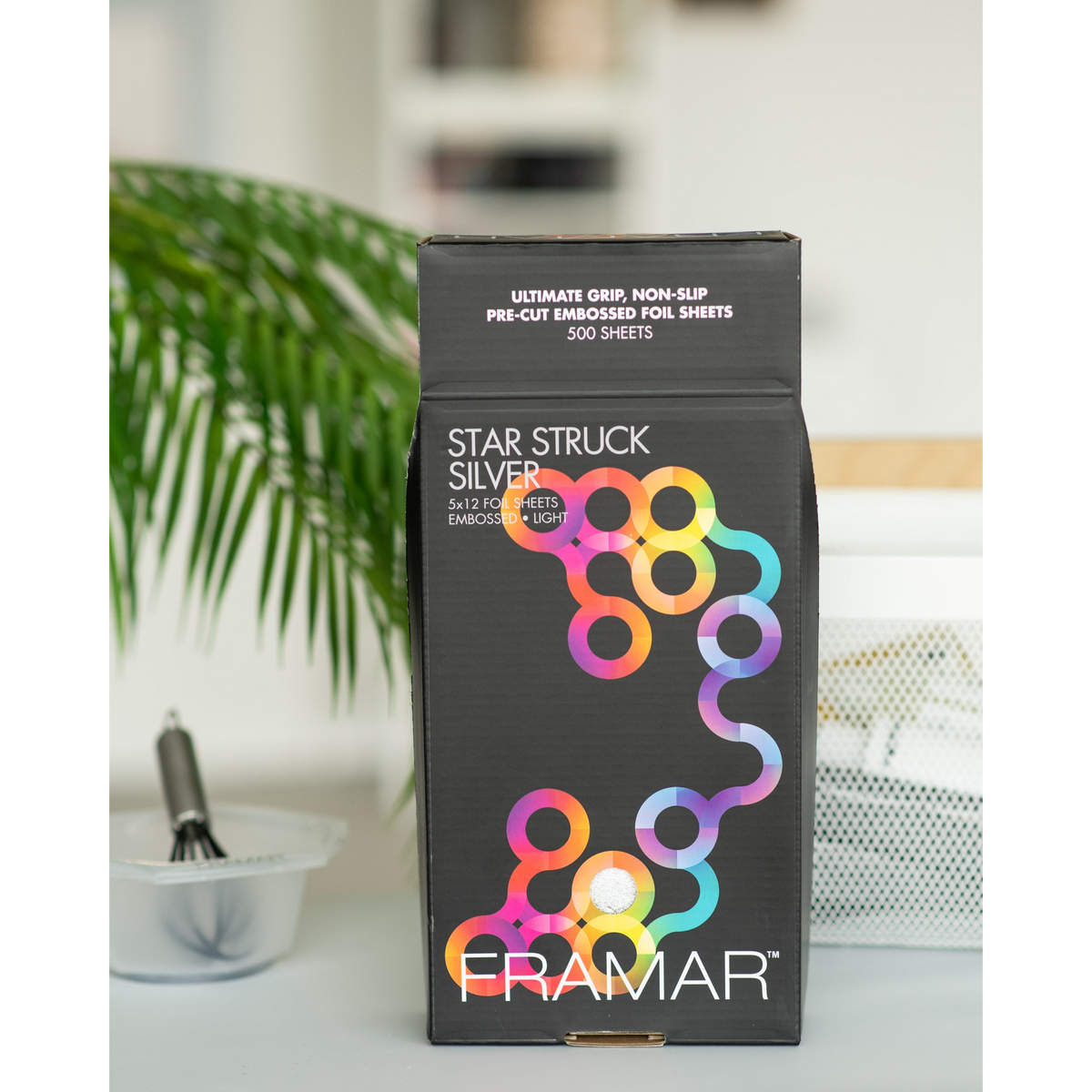 Framar Embossed Foil - Star Struck Silver - 5x12 Light Sheets