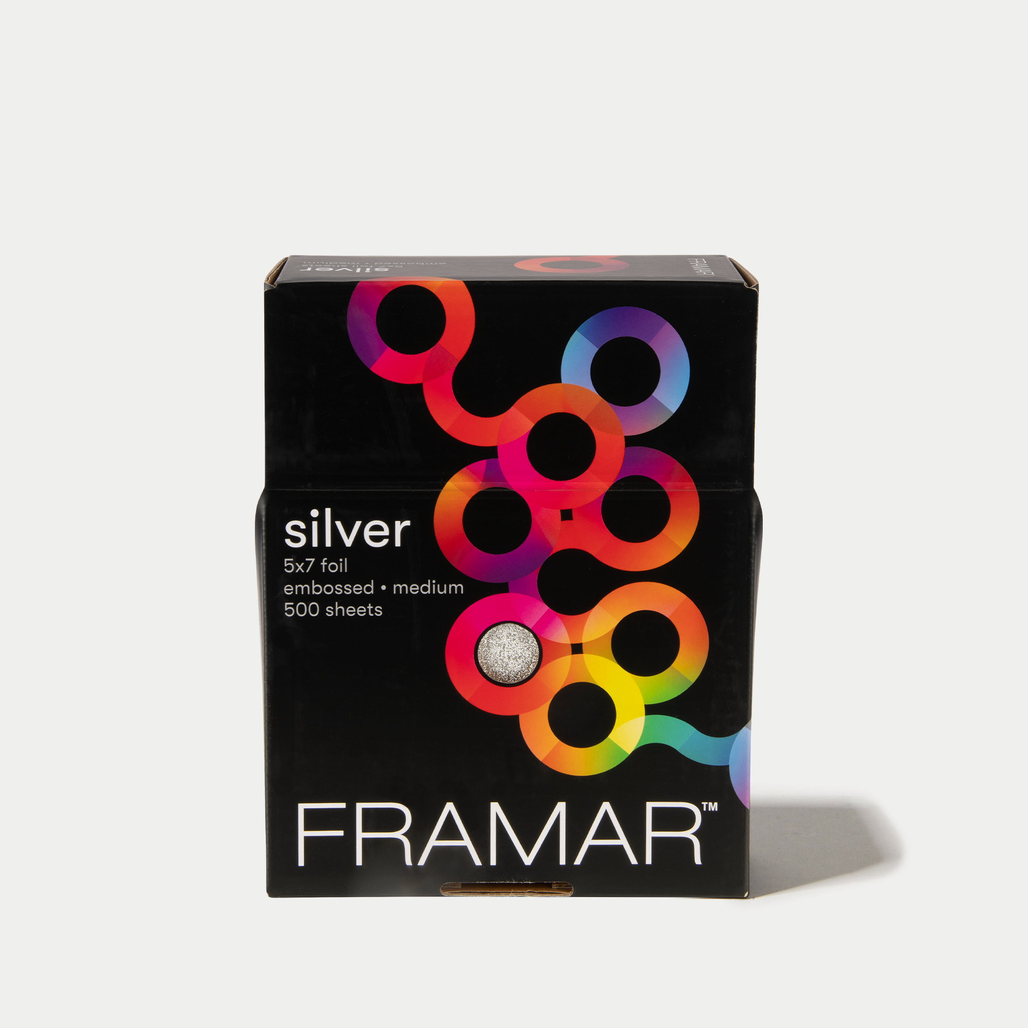 Framar Embossed Foil - Star Struck Silver - 5x7 Medium Sheets