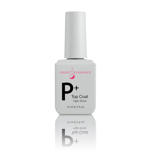 Light Elegance P+ Soak Off Gel - High Shine Top Coat:: New Packaging - Creata Beauty - Professional Beauty Products