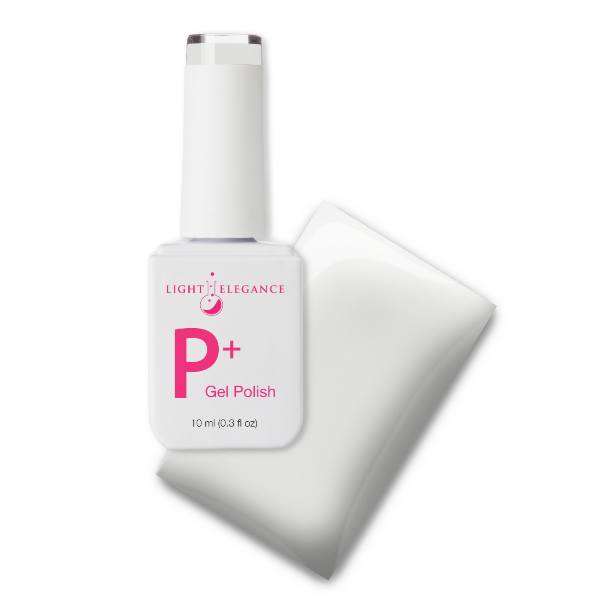 Light Elegance P+ Soak Off Color Gel - White Meringue :: New Packaging - Creata Beauty - Professional Beauty Products