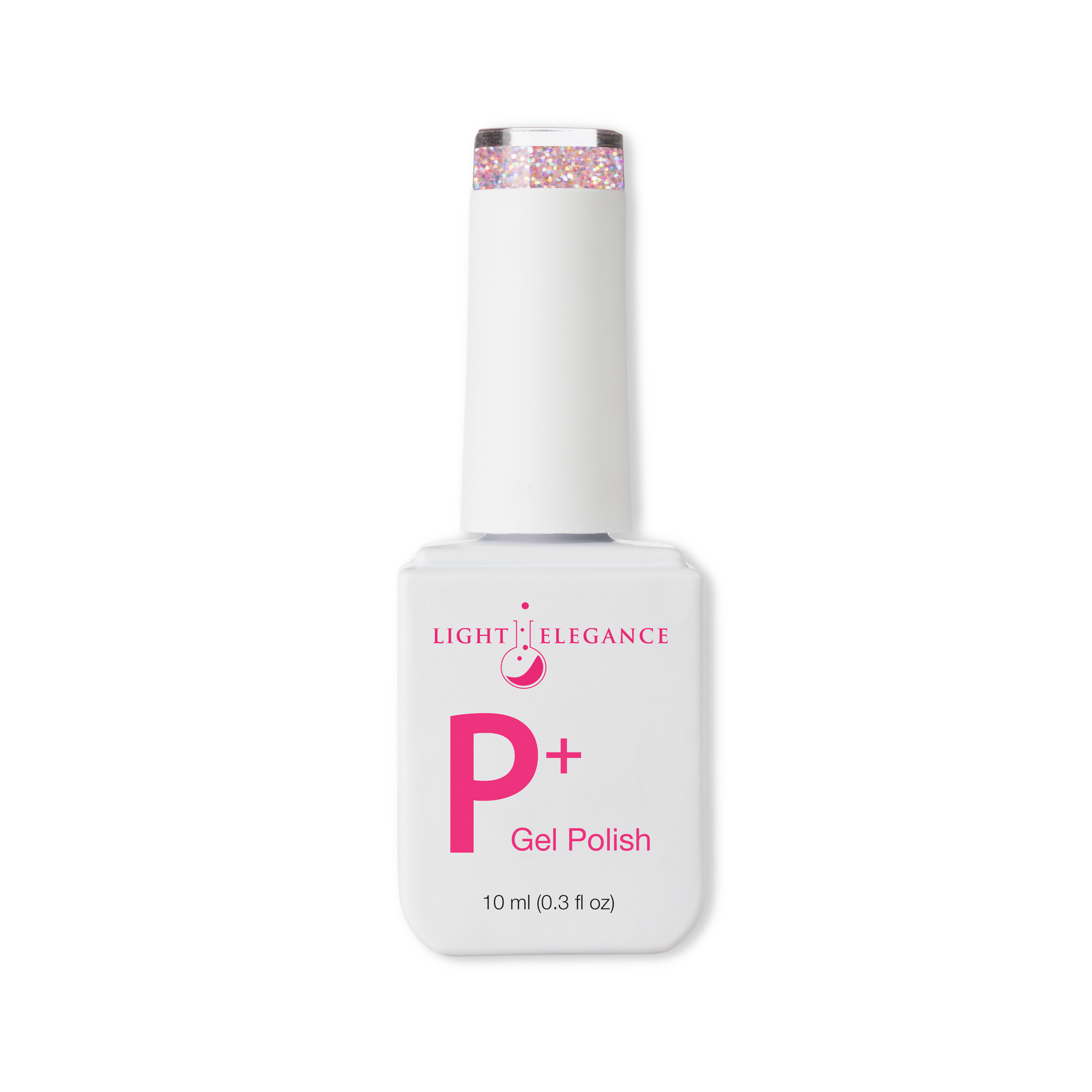 Light Elegance P+ Soak Off Glitter Gel - Over the Moon :: New Packaging - Creata Beauty - Professional Beauty Products