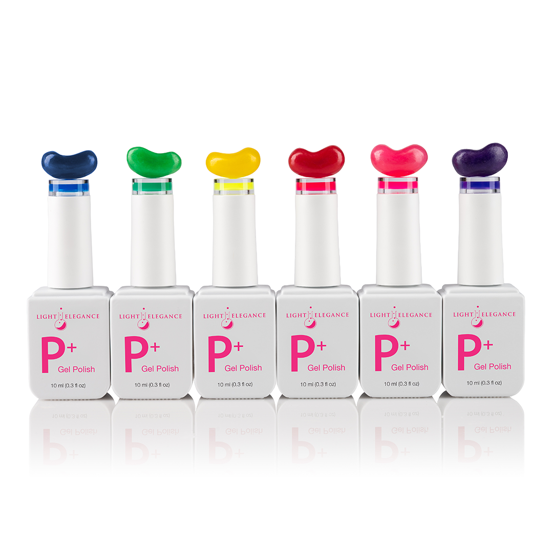 Light Elegance P+ Jellies Color Gel Polish Bundle