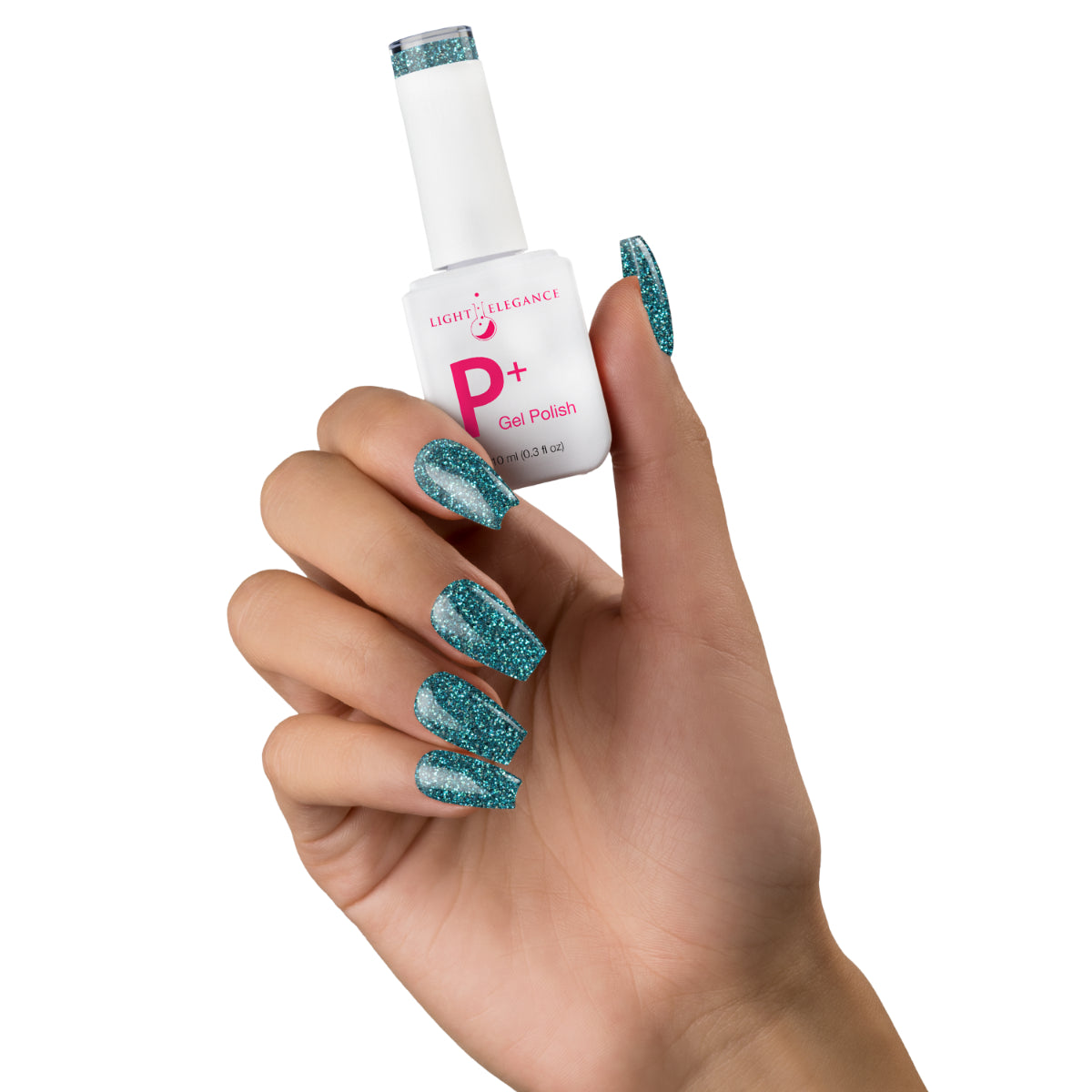 Light Elegance P+ Glitter Gel Polish - Sinful