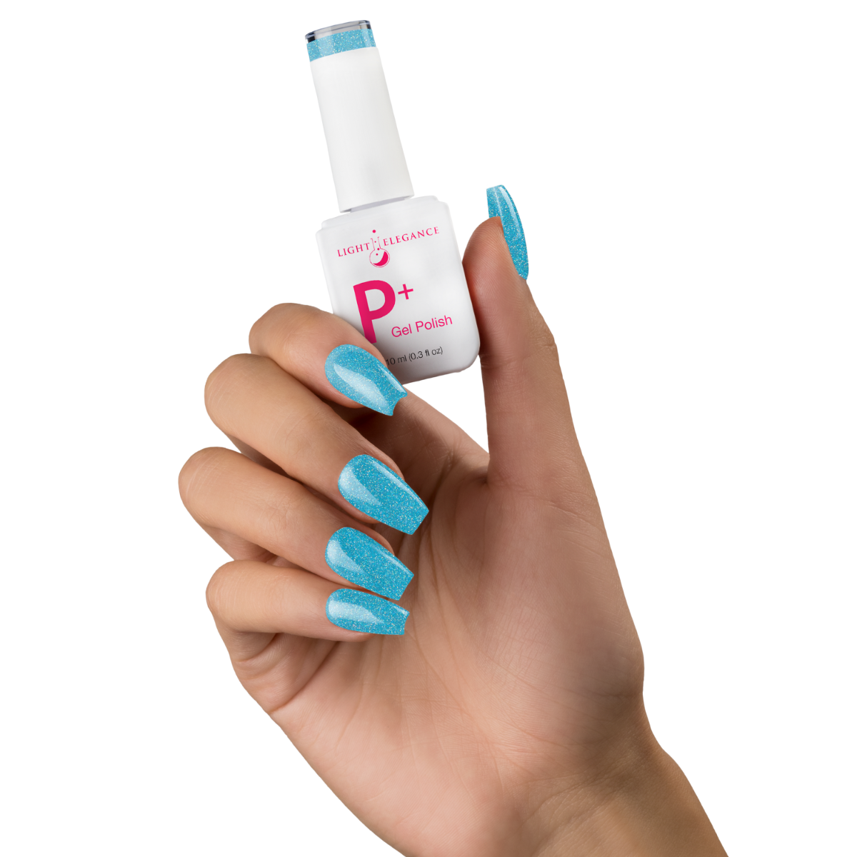 Light Elegance P+ Soak Off Glitter Gel - Stay Cool :: New Packaging - Creata Beauty - Professional Beauty Products