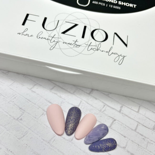 Fuzion Soft Gel Tips - Almond Short 600pc