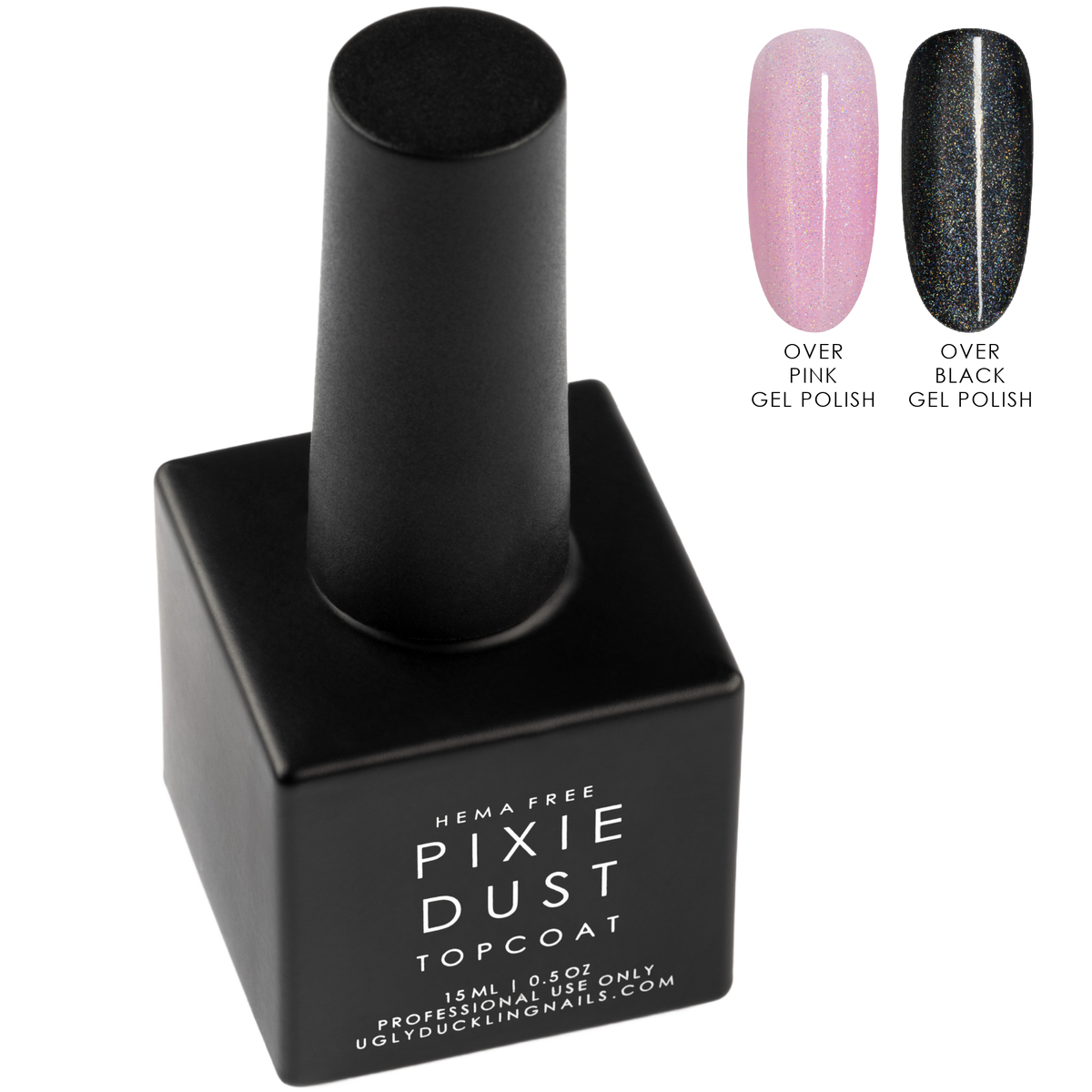 Ugly Duckling Topcoat - Hema-Free Pixie Dust Iridescent Cat Eye