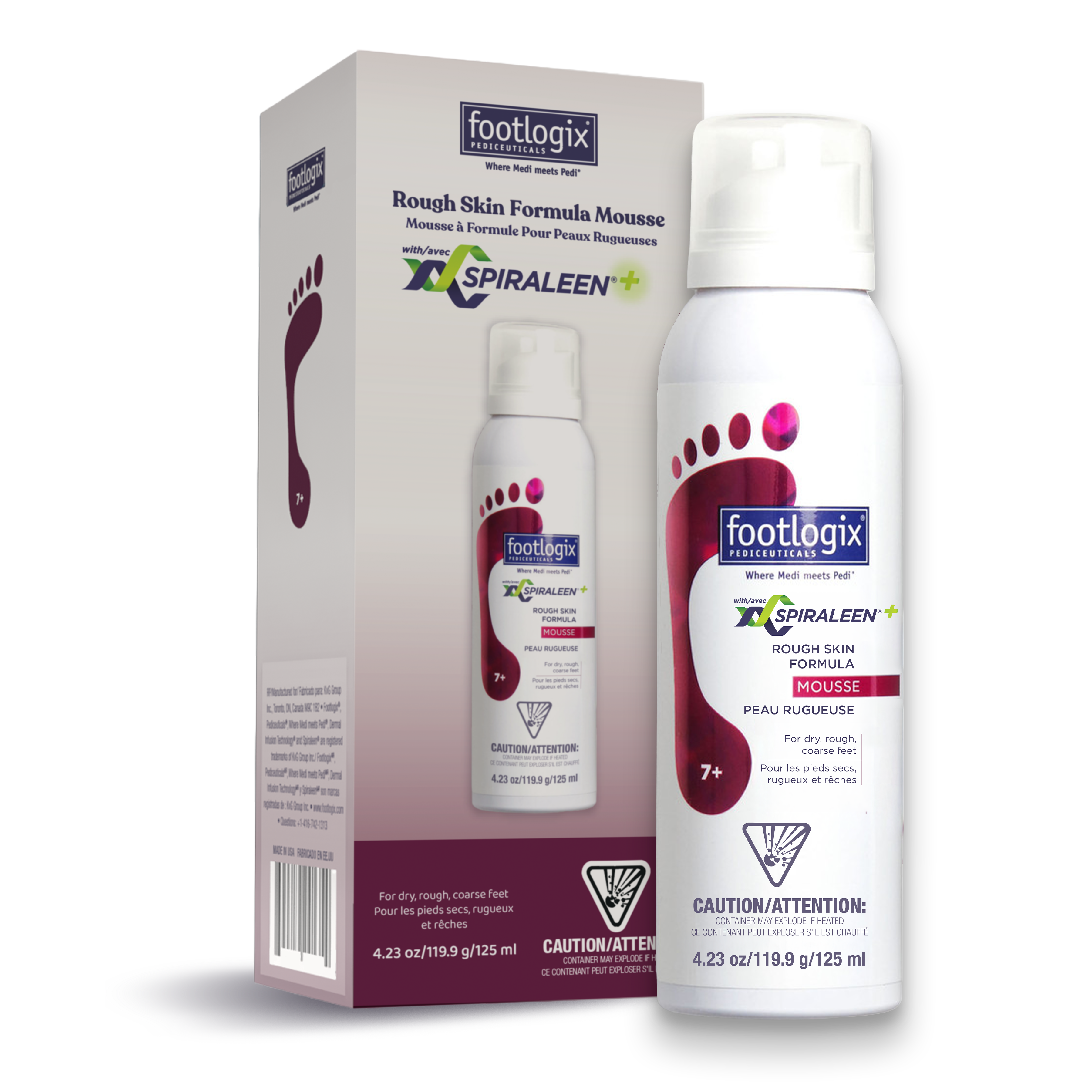 Footlogix #07+ Rough Skin Formula with Spiraleen
