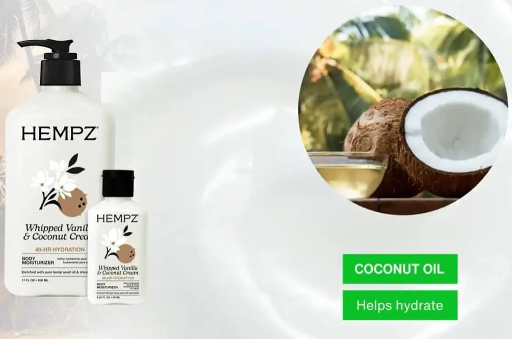 Hempz - Whipped Vanilla & Coconut Cream Herbal Body Moisturizer