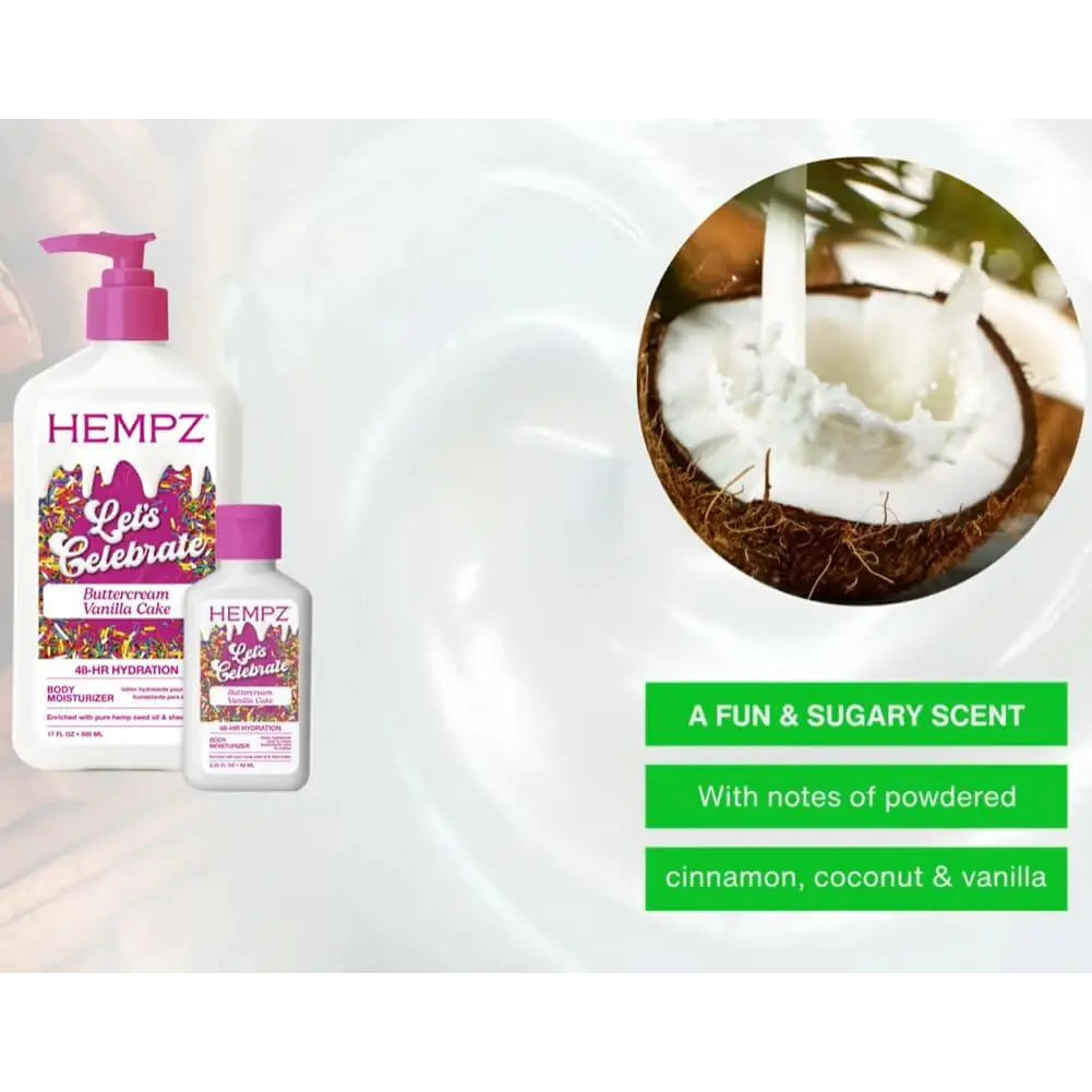 Hempz - Buttercream Vanilla Cake Body Moisturizer