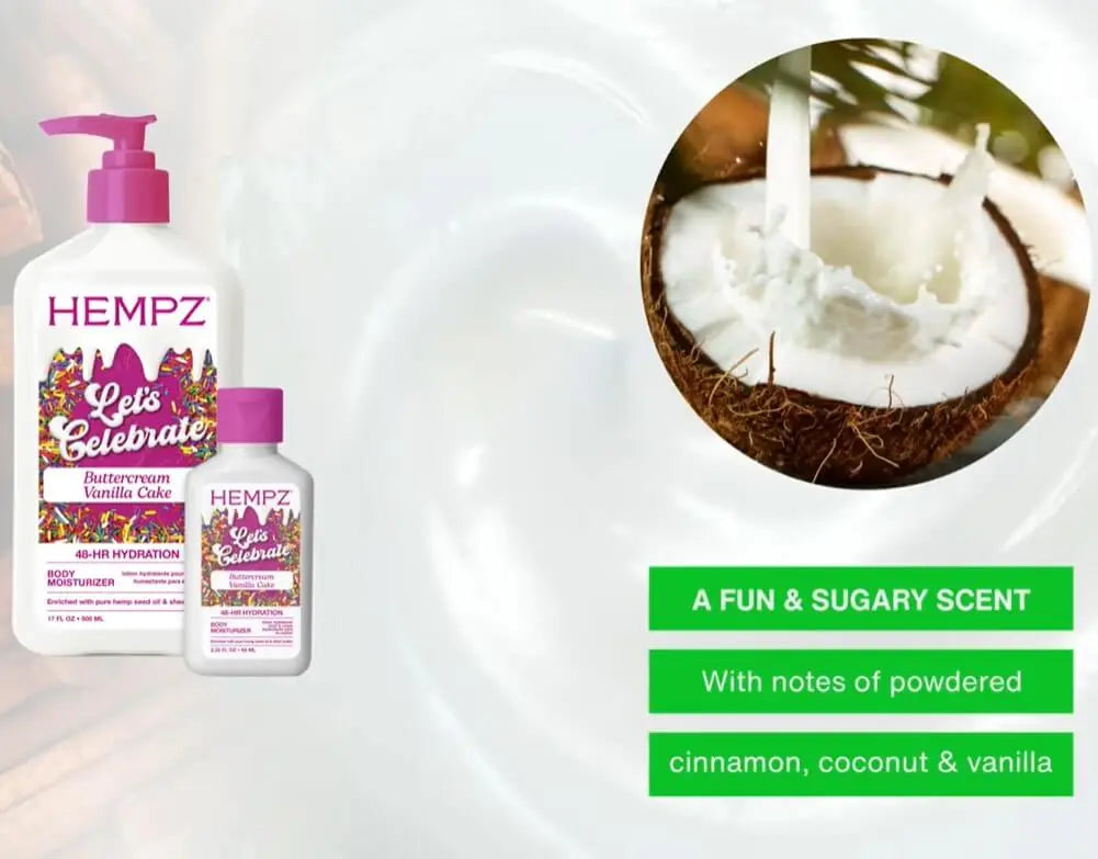 Hempz - Buttercream Vanilla Cake Body Moisturizer