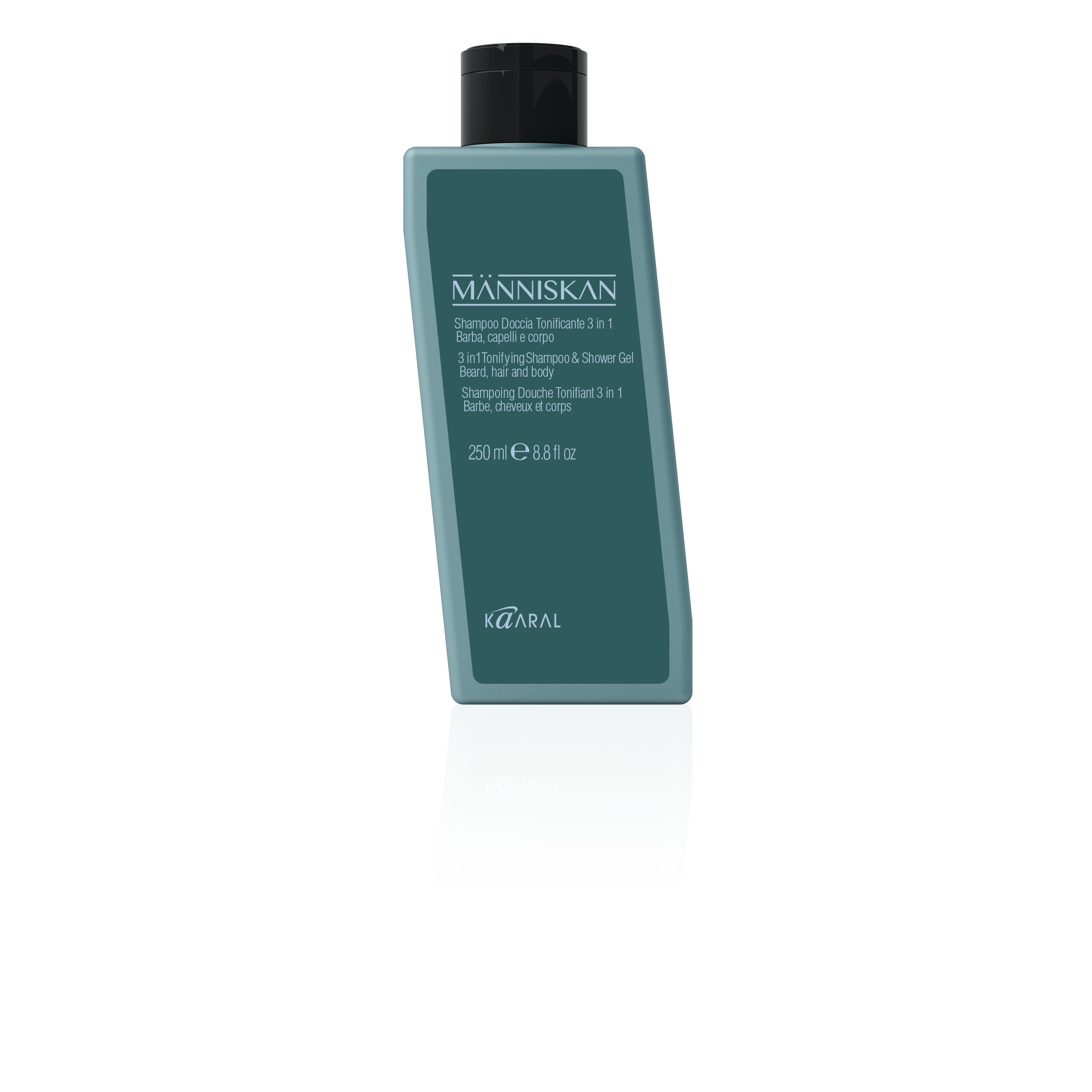 Människan - 3 in 1 Tonifying Shampoo & Shower Gel Beard, Hair and Body - By Kaaral