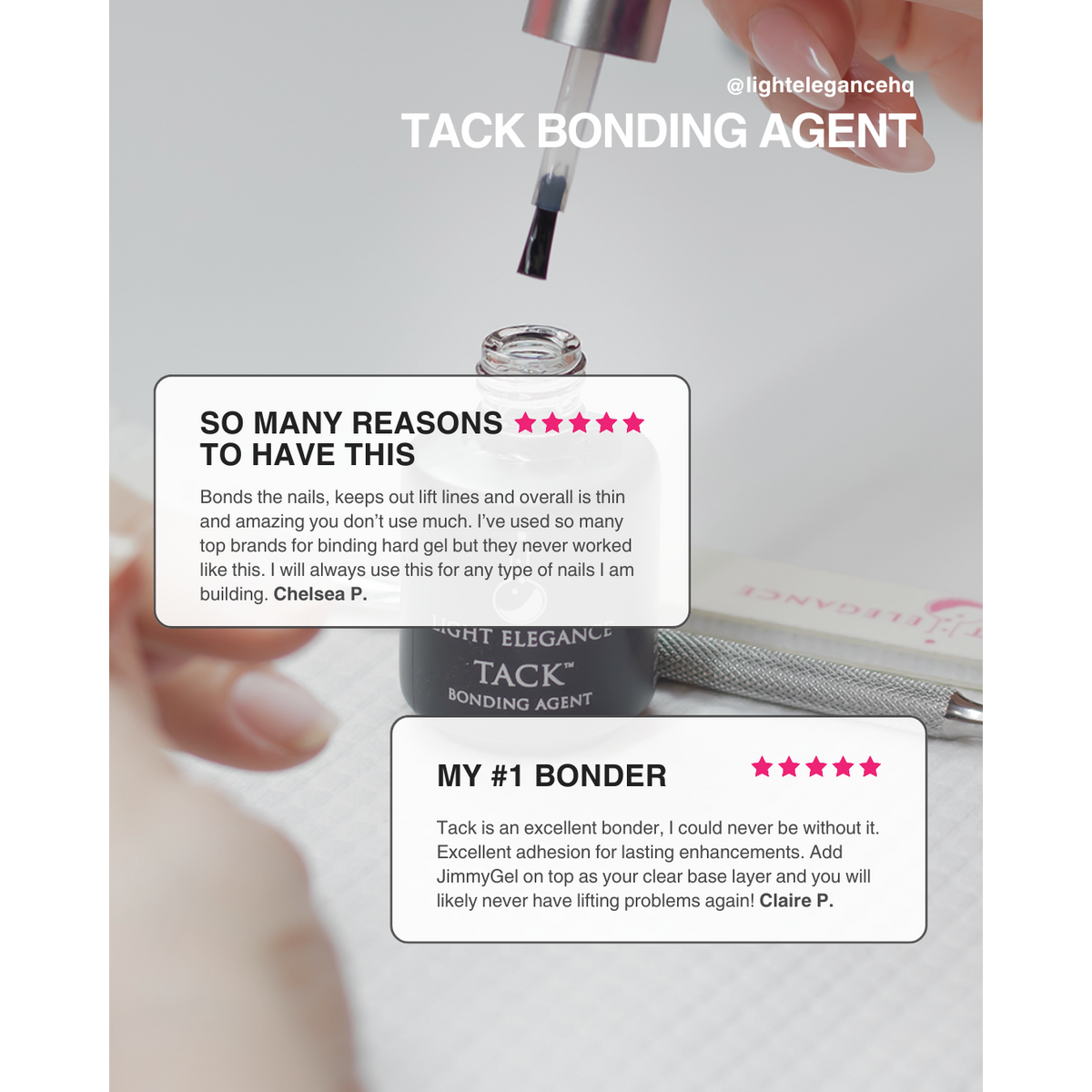 Light Elegance Gel - Tack UV/LED Bonding Agent