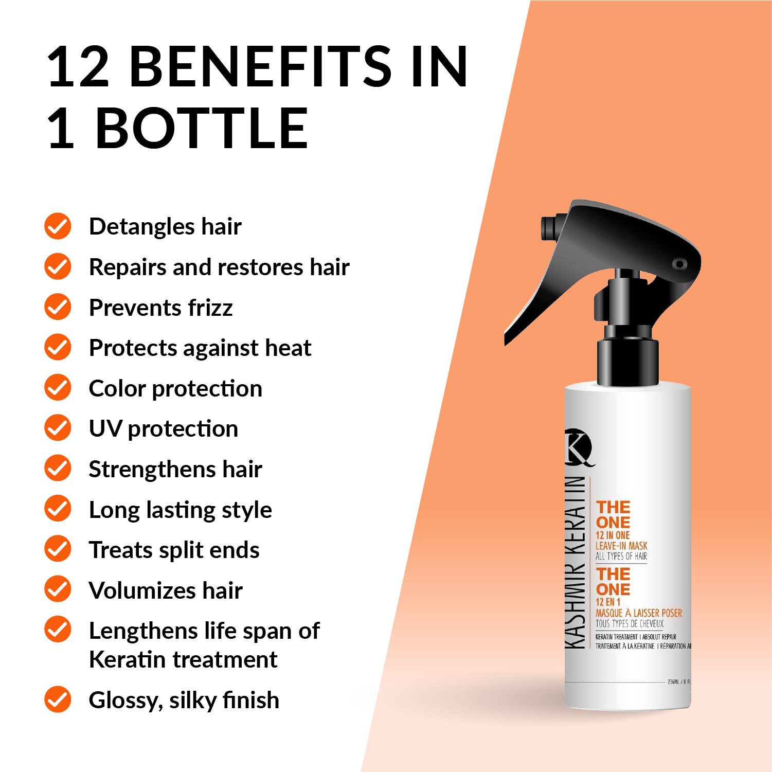 Kashmir Keratin - "The One" 12 in One Leave-In Mask