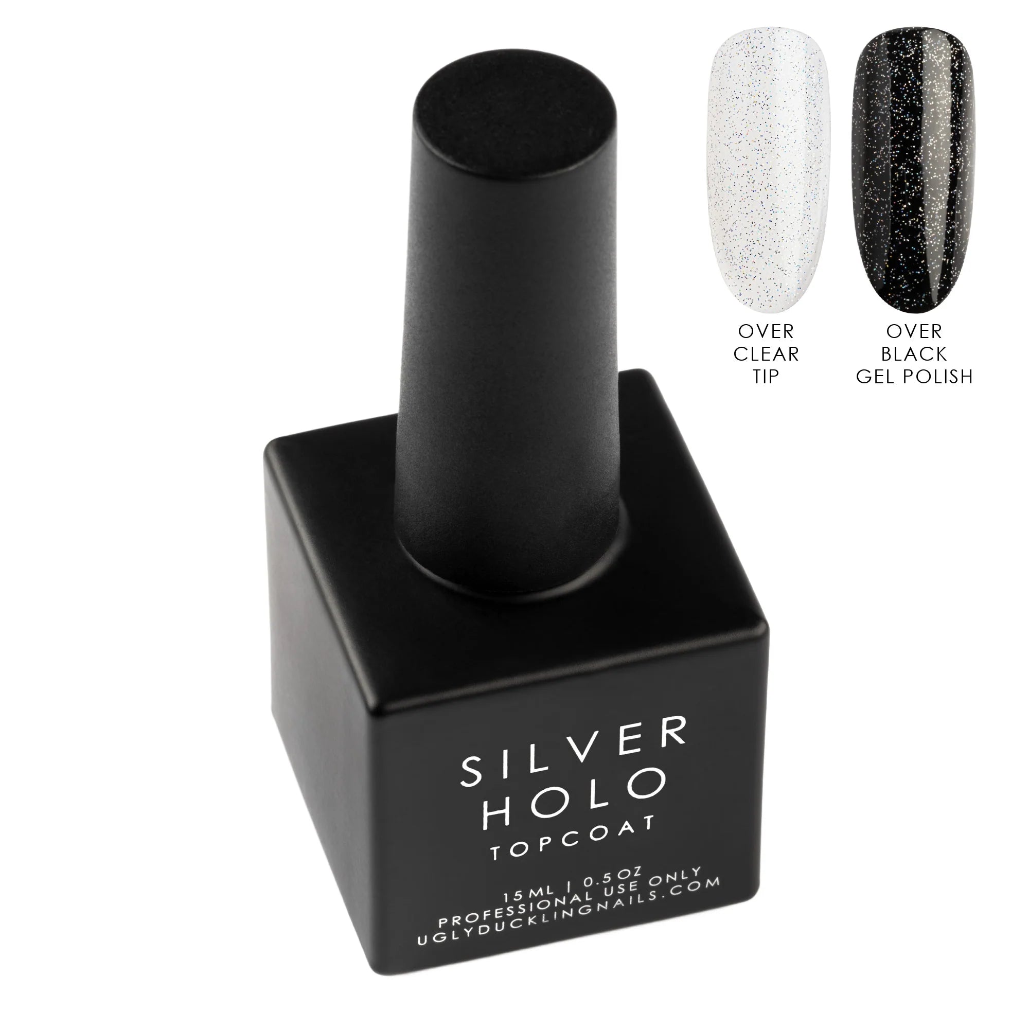 Ugly Duckling Topcoat - Holo Silver