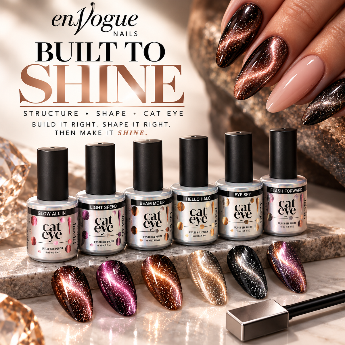 Built to Shine: Strong Foundations & Magnetic Finishes by en Vogue Nails | Beauty North Expo