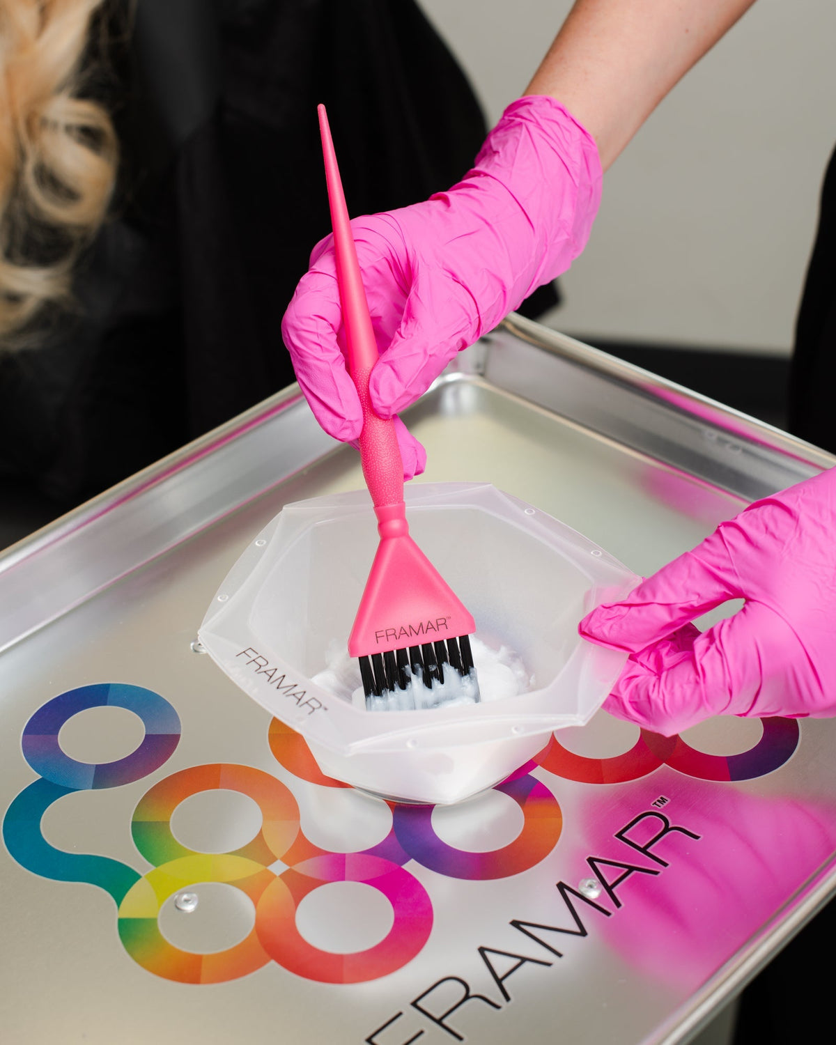Framar Gloves - Pink Paws (Nitrile)