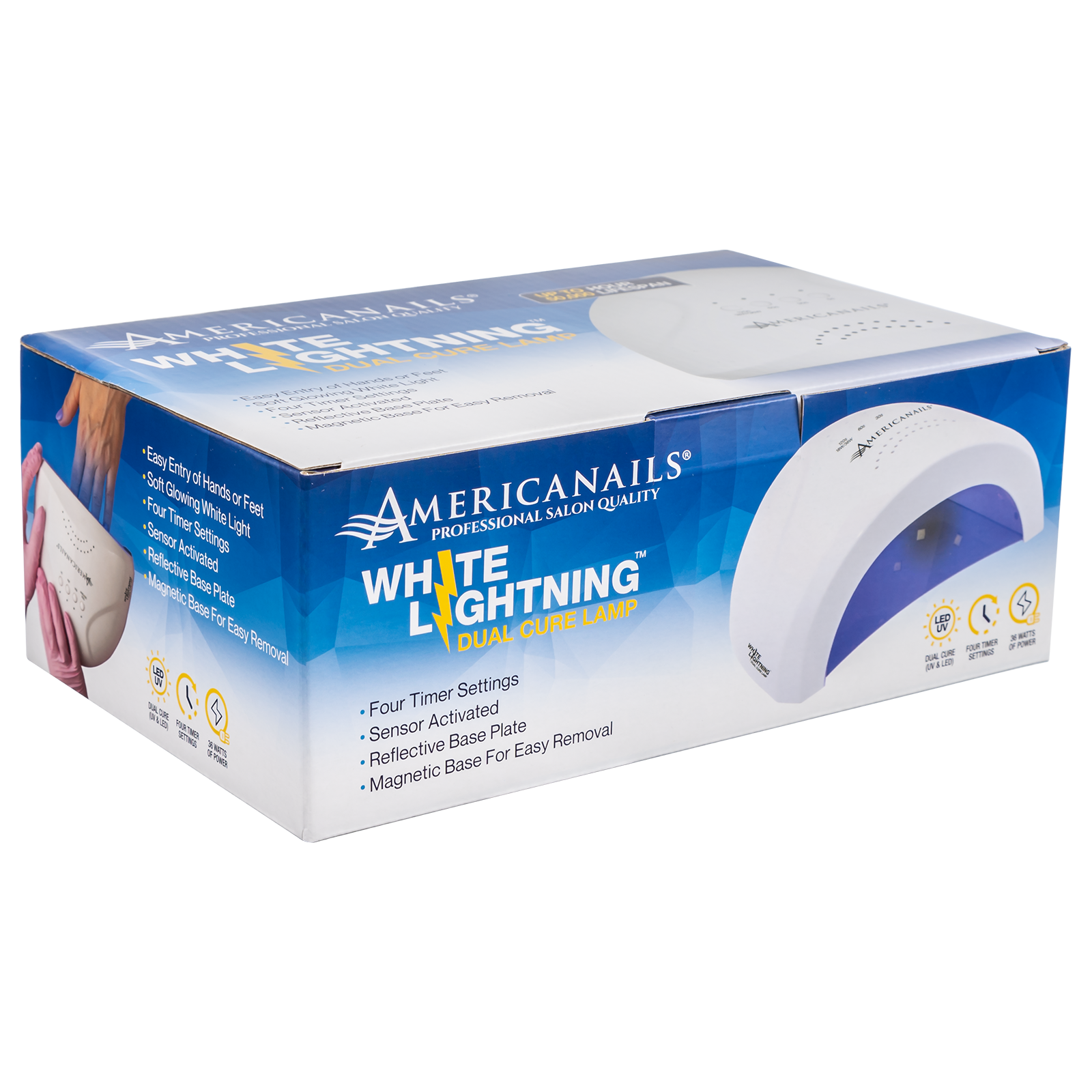 RapidCure White Lightning LED/UV Dual Cure Lamp (White)
