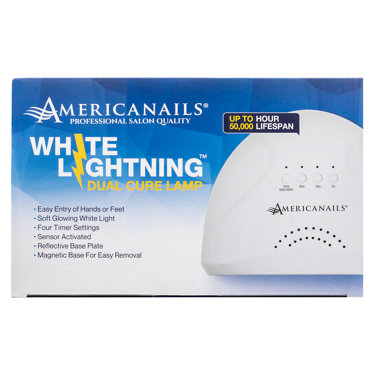 RapidCure White Lightning LED/UV Dual Cure Lamp (White)