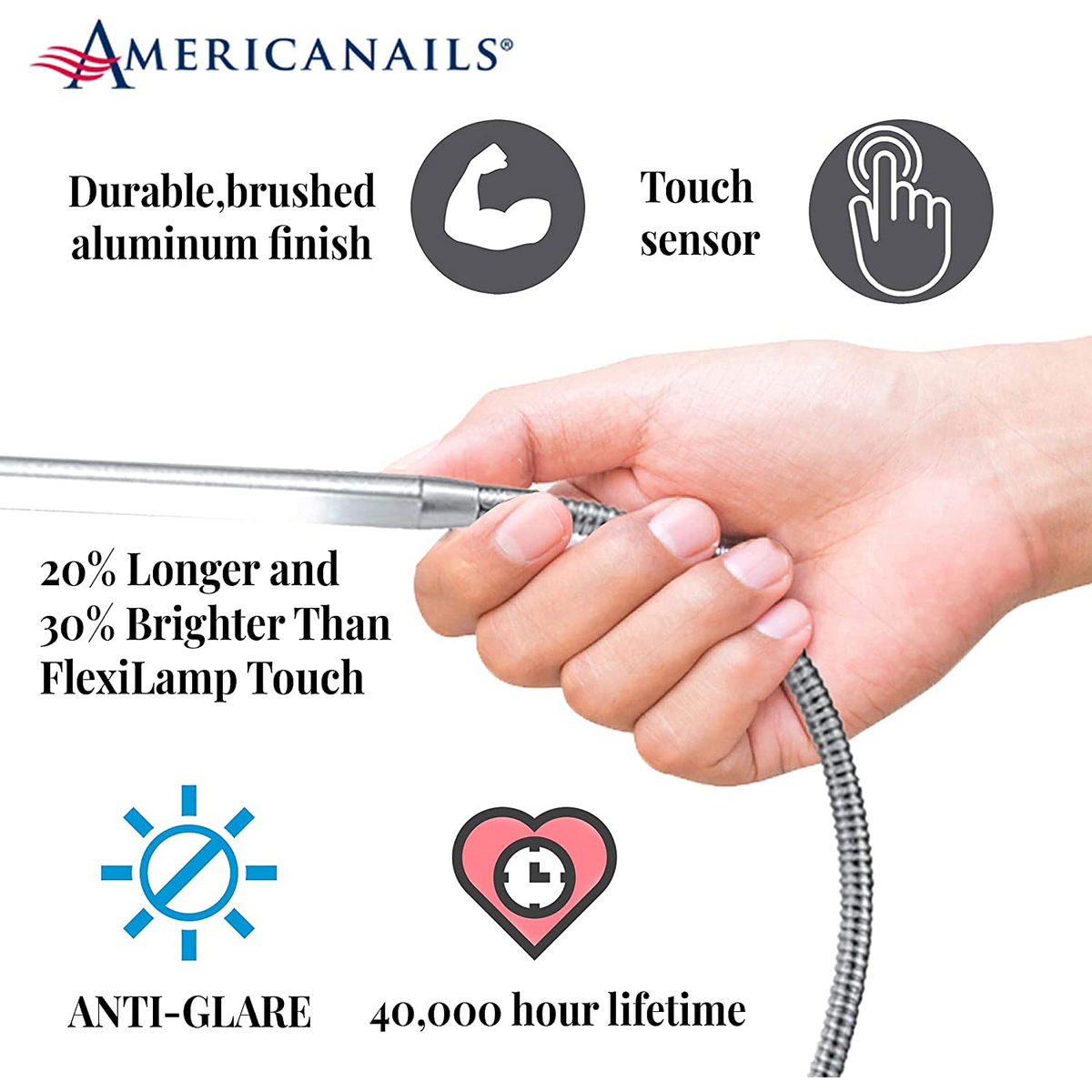 FlexiLamp XL Touch LED Table Lamp