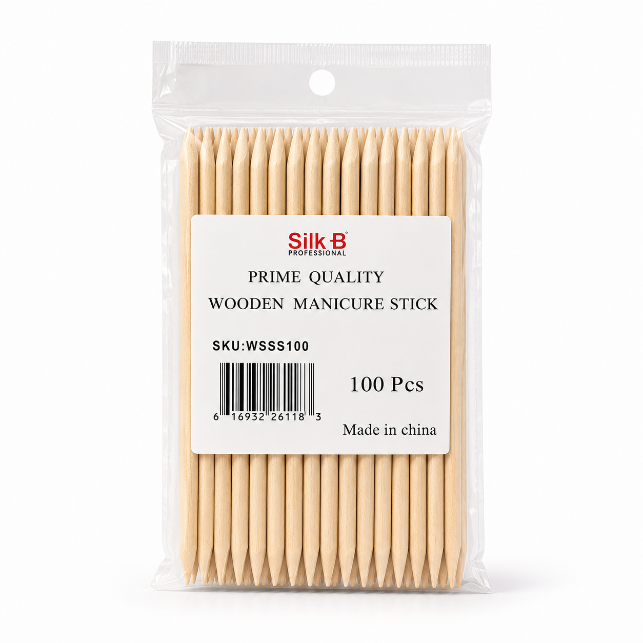 Silk B - Wooden Manicure Sticks