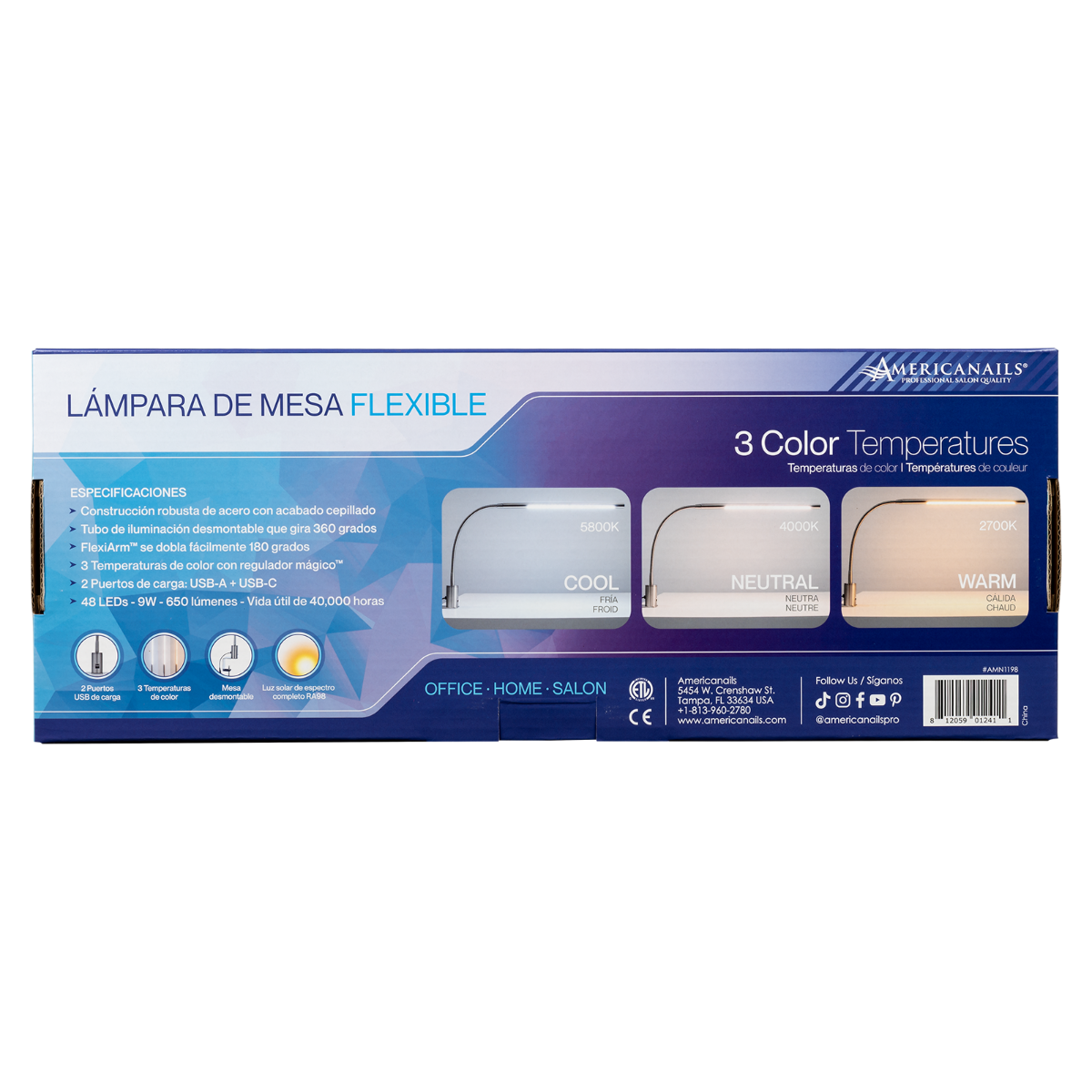 FlexiLamp Ultra LED Table Lamp - Creata Beauty - Professional Beauty Products