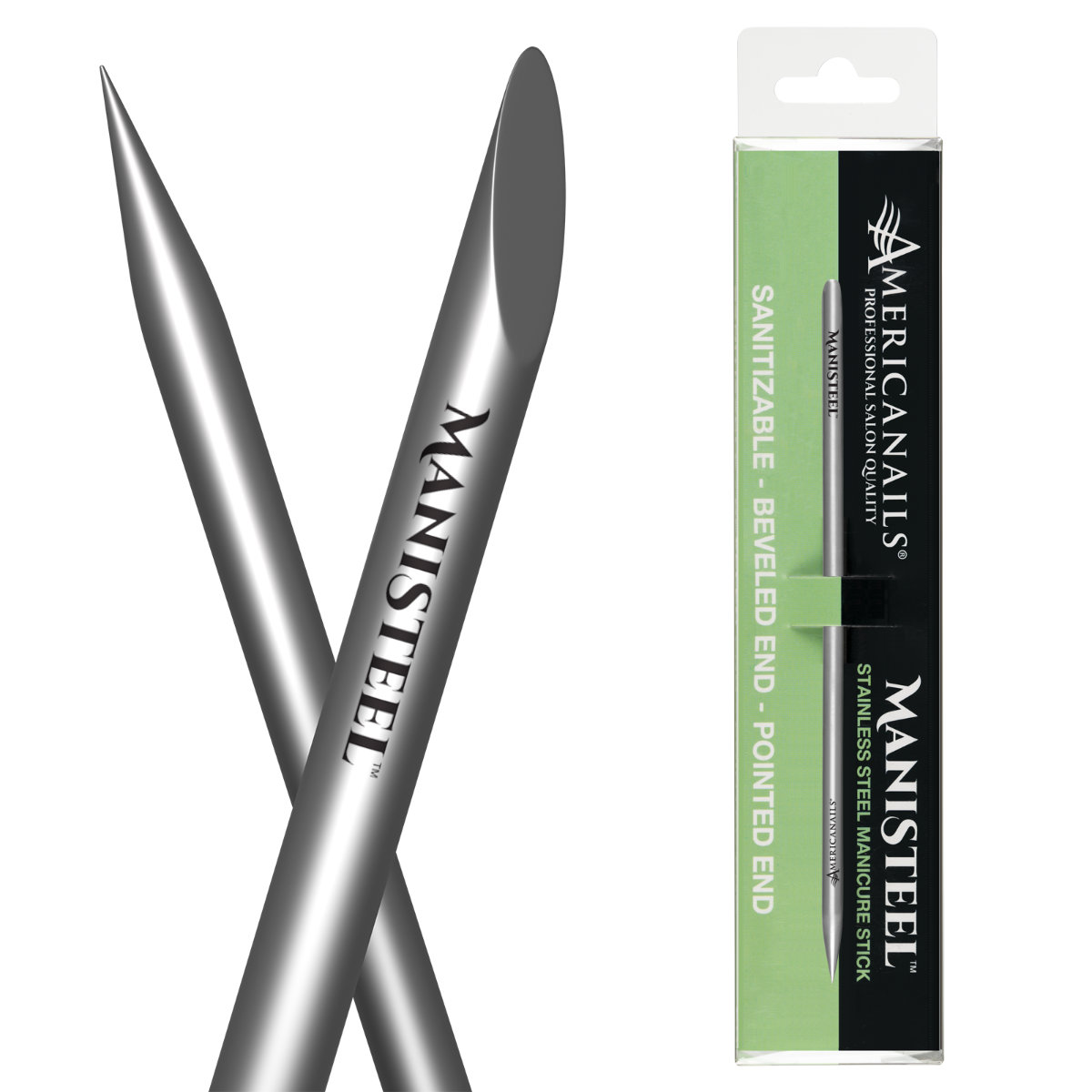 Americanails ManiSteel Stainless Steel Manicure Stick