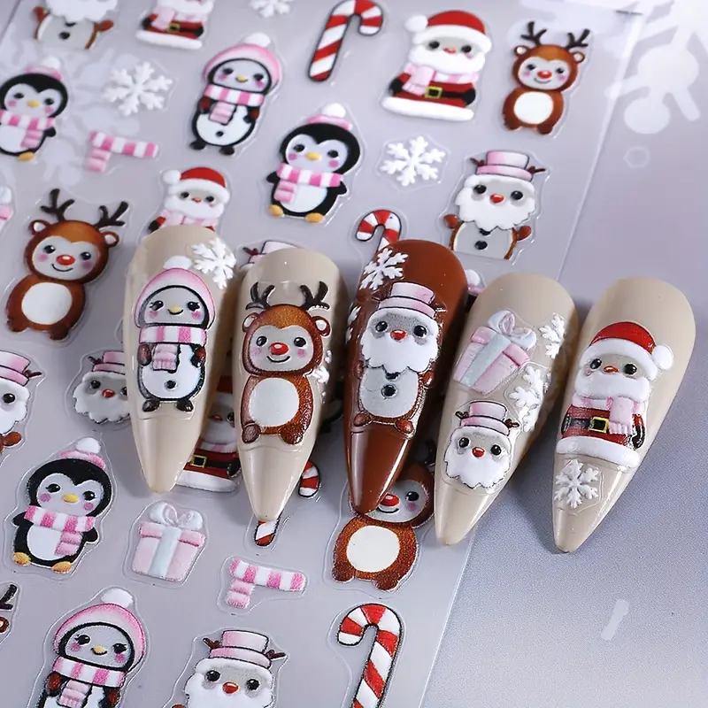 Creata Beauty Nail Decals - Christmas Winter Theme