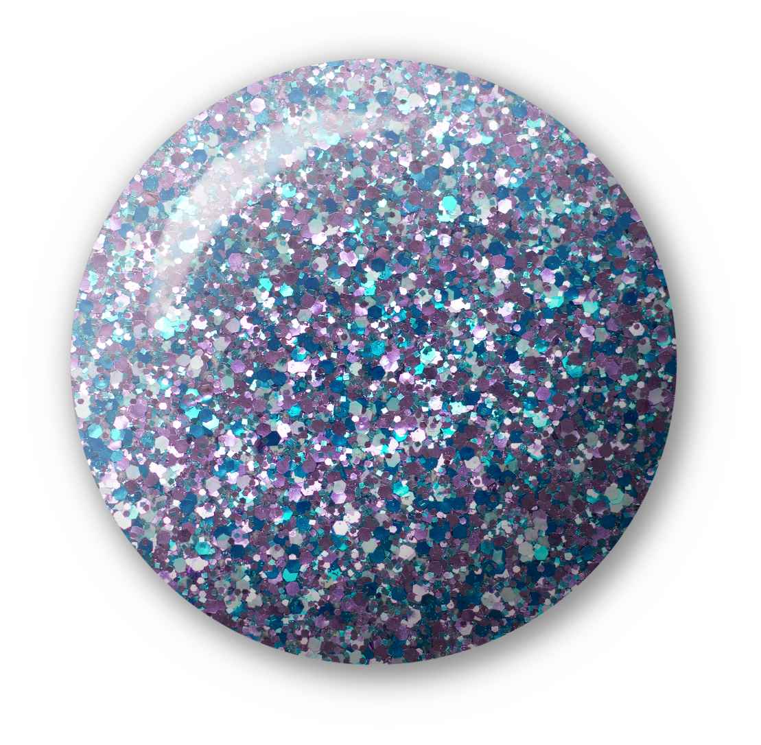 Light Elegance Glitter Gel - Bratty Blue