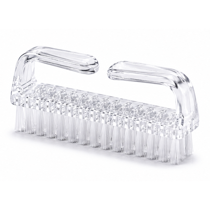 Silk B - Nail Scrub Brush Curved Handle