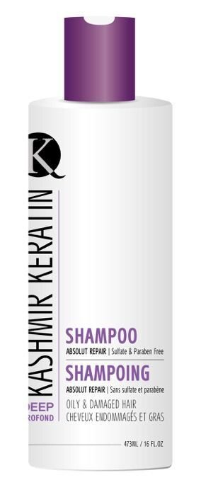 Kashmir Keratin - Deep Shampoo - Oily and Damaged Hair