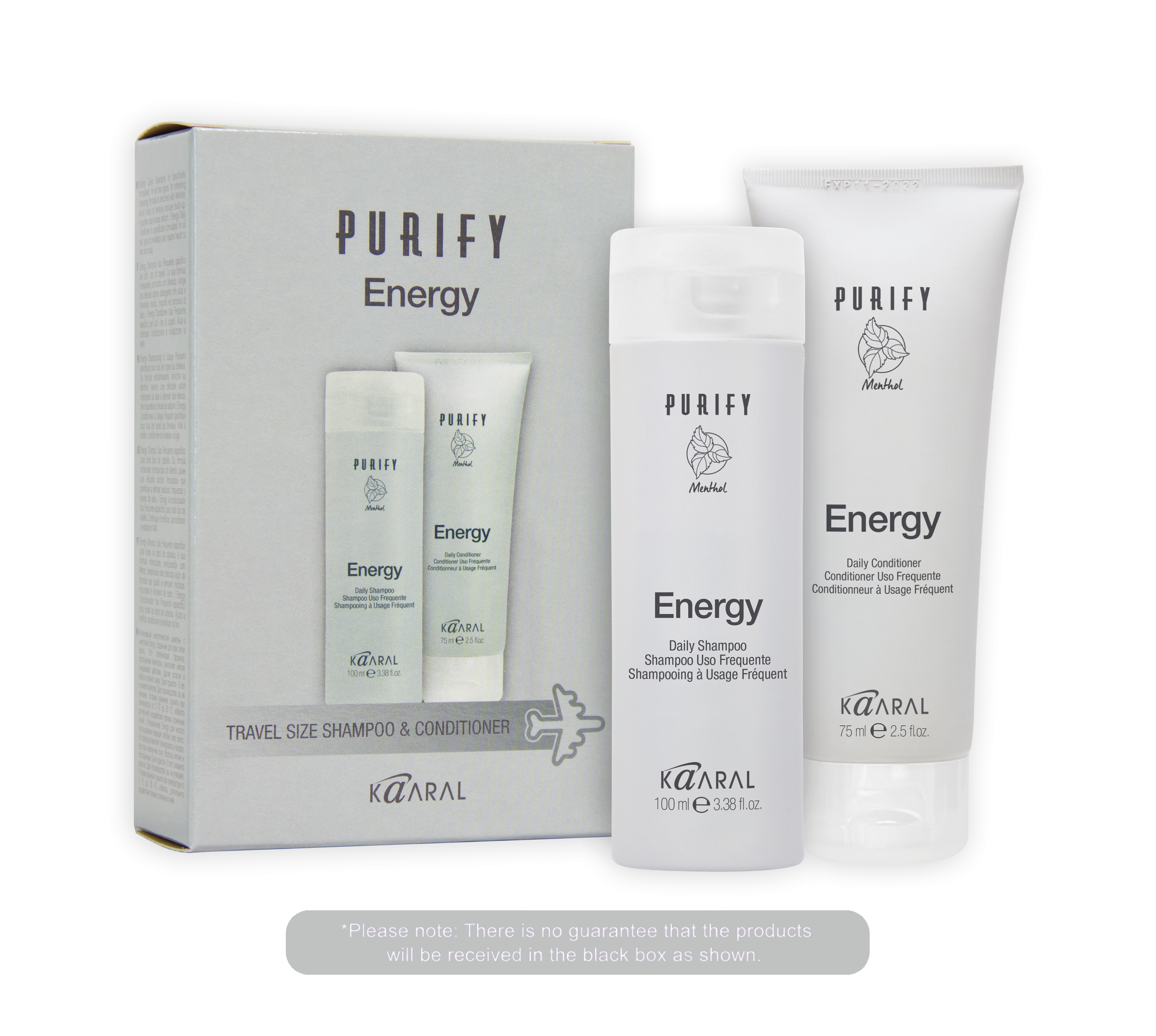 Purify Energy Shampoo + Conditioner Travel Kit  - By Kaaral