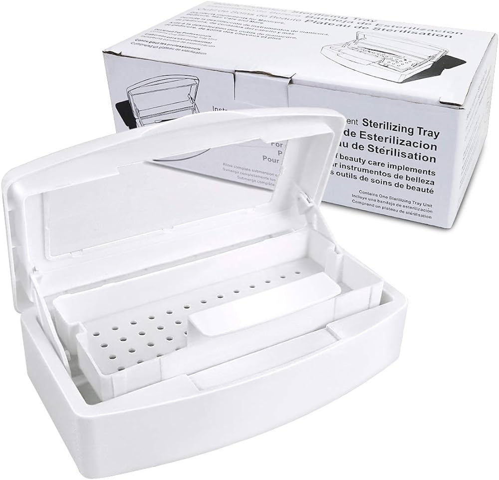 Silk B - Beauty Implement Sterilizing White Tray