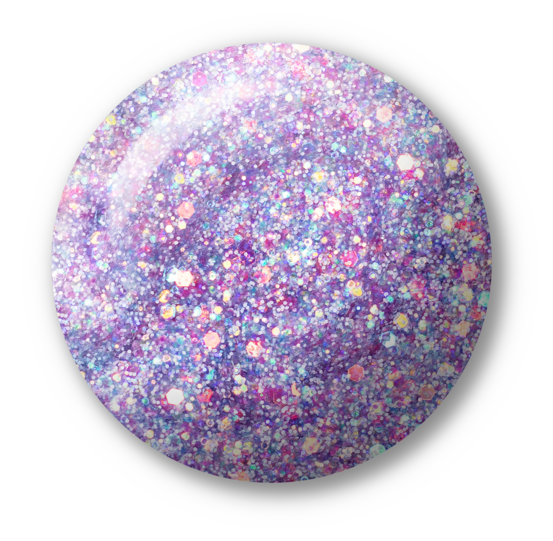 Light Elegance P+ Soak Off Glitter Gel - In My Happy Place :: New Packaging - Creata Beauty - Professional Beauty Products
