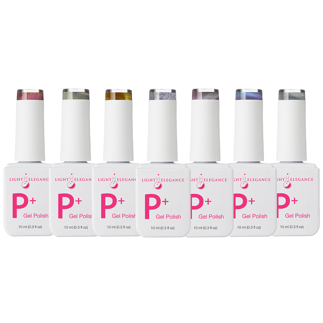 Light Elegance P+ Cat Eye Gel Polish Bundle - The Kitties