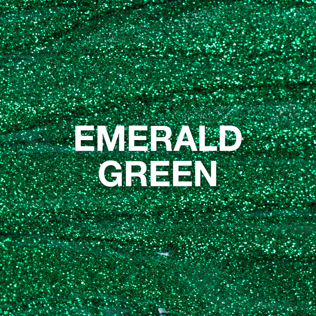 Light Elegance P+ Glitter Gel Polish - Emerald Green