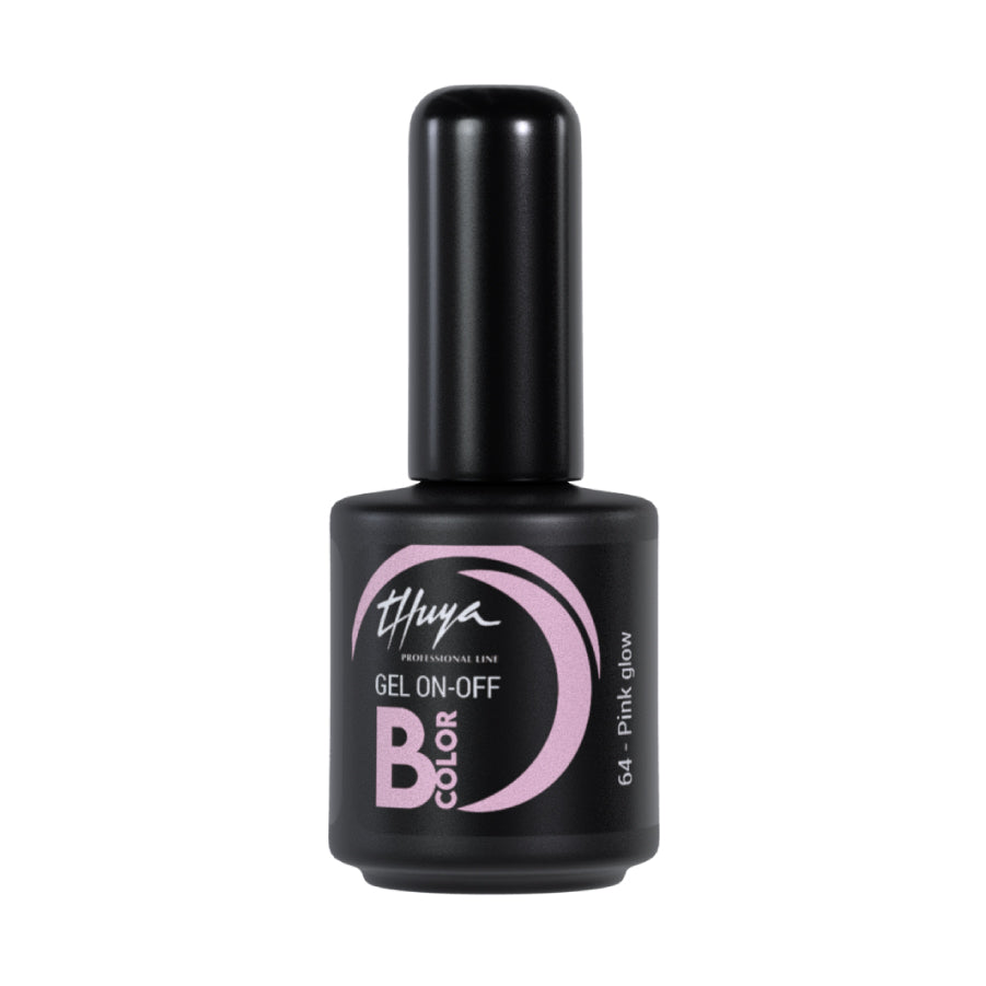 Thuya Nail Gel Polish - On-Off B-Color - #64 Pink Glow