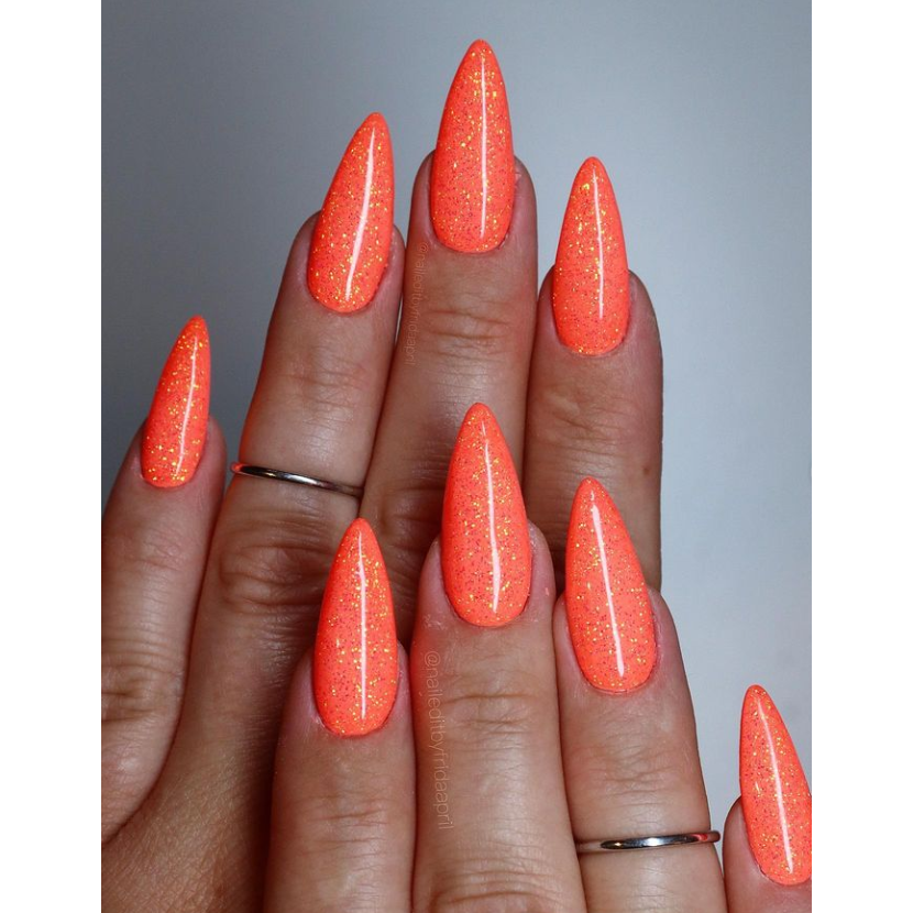 Light Elegance Glitter Gel - Orange Crush
