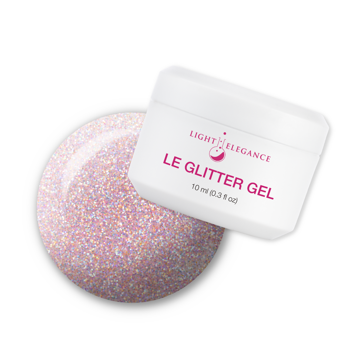 Light Elegance Glitter Gel - Over the Moon :: New Packaging - Creata Beauty - Professional Beauty Products