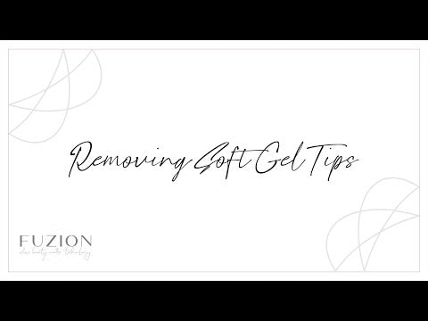 Fuzion Soft Gel Tips - Almond Short 600pc video