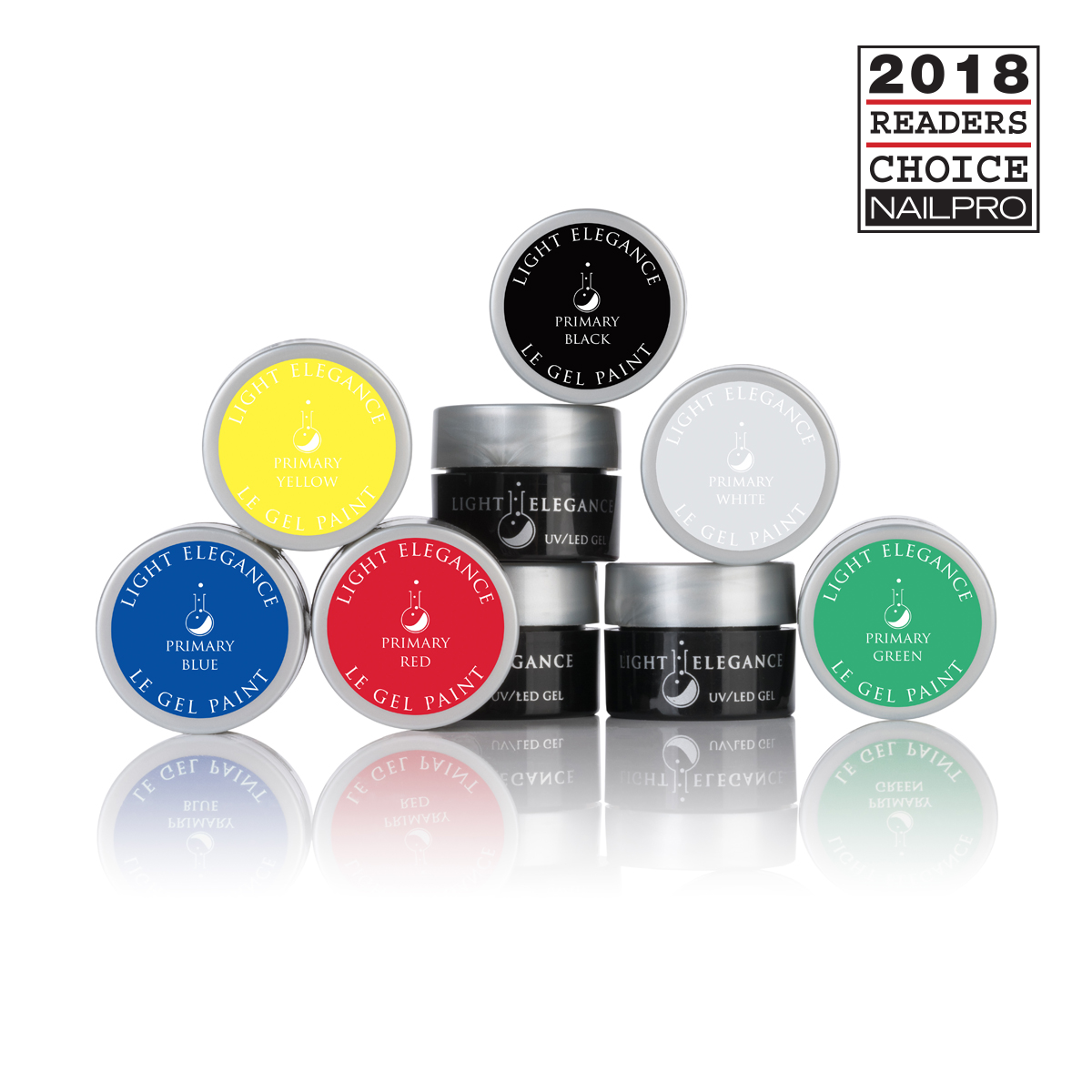 Light Elegance Gel Paint Kit - Primary