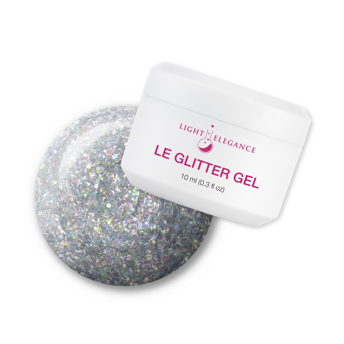 Light Elegance Glitter Gel - Rolling in Glitter :: New Packaging - Creata Beauty - Professional Beauty Products