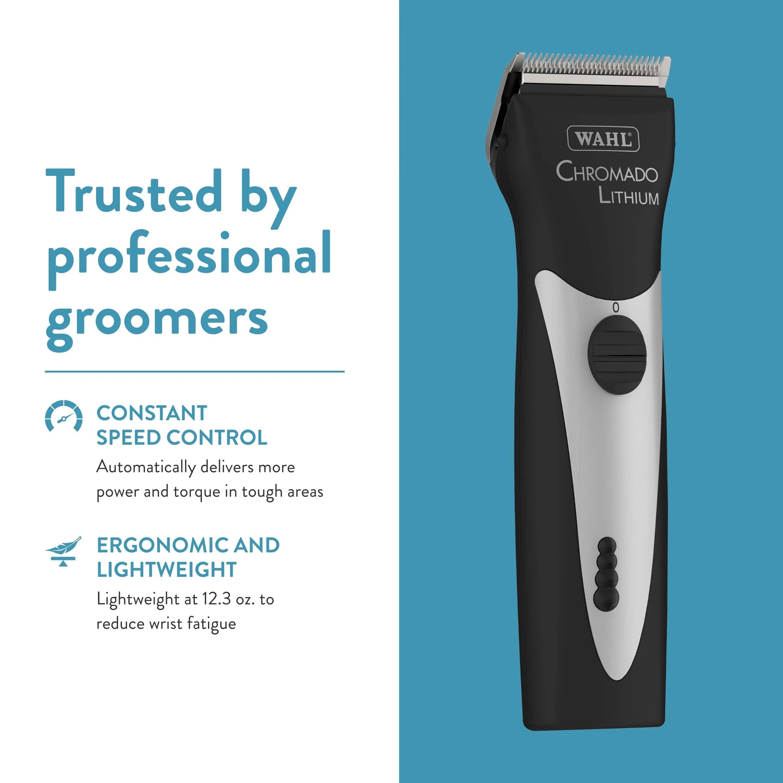 Wahl Chromado™ Lithium Black and SIlver Clipper